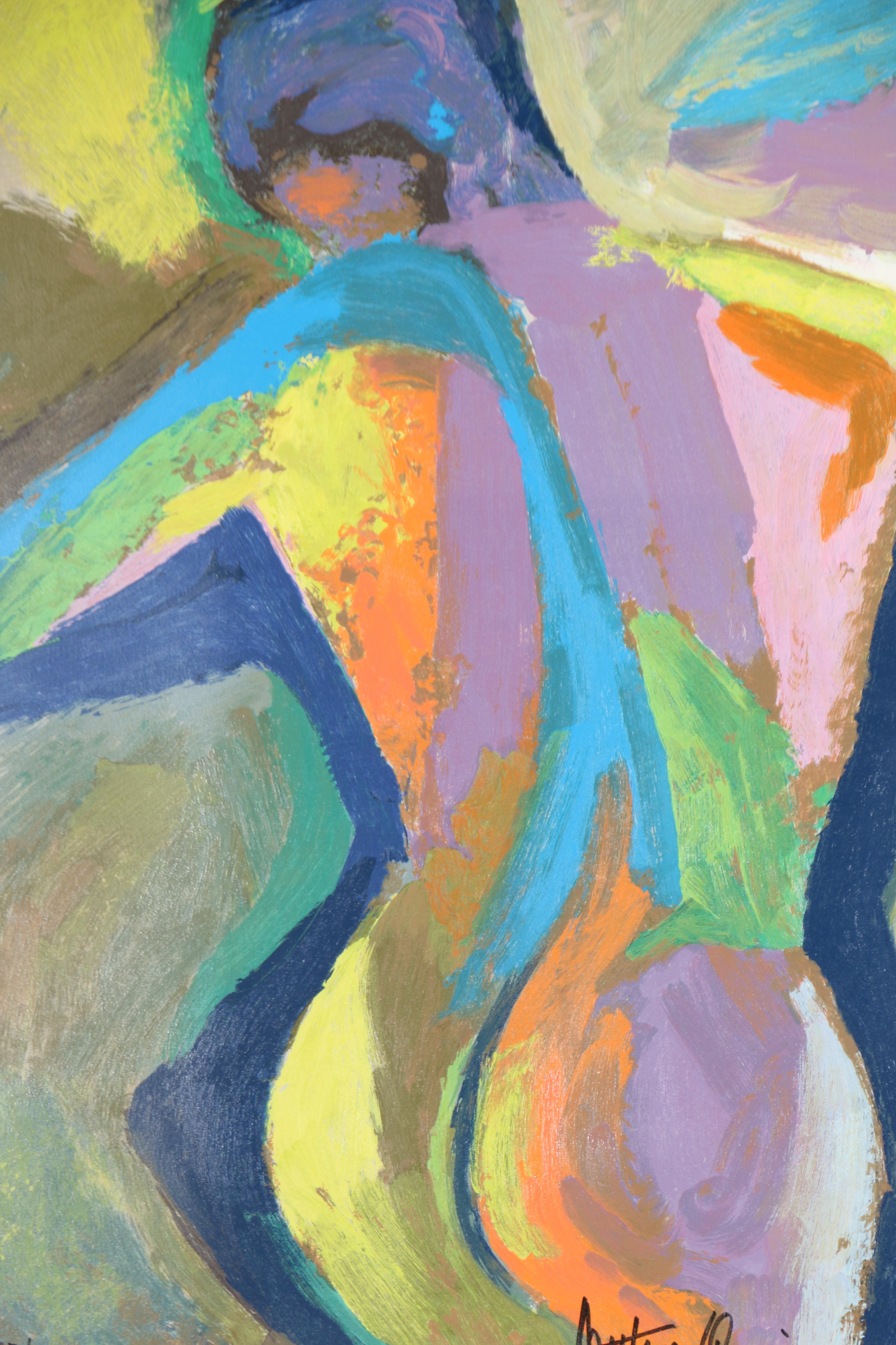 Anthony Quinn Signed Limited Edition Mixed Media Serigraph on Paper