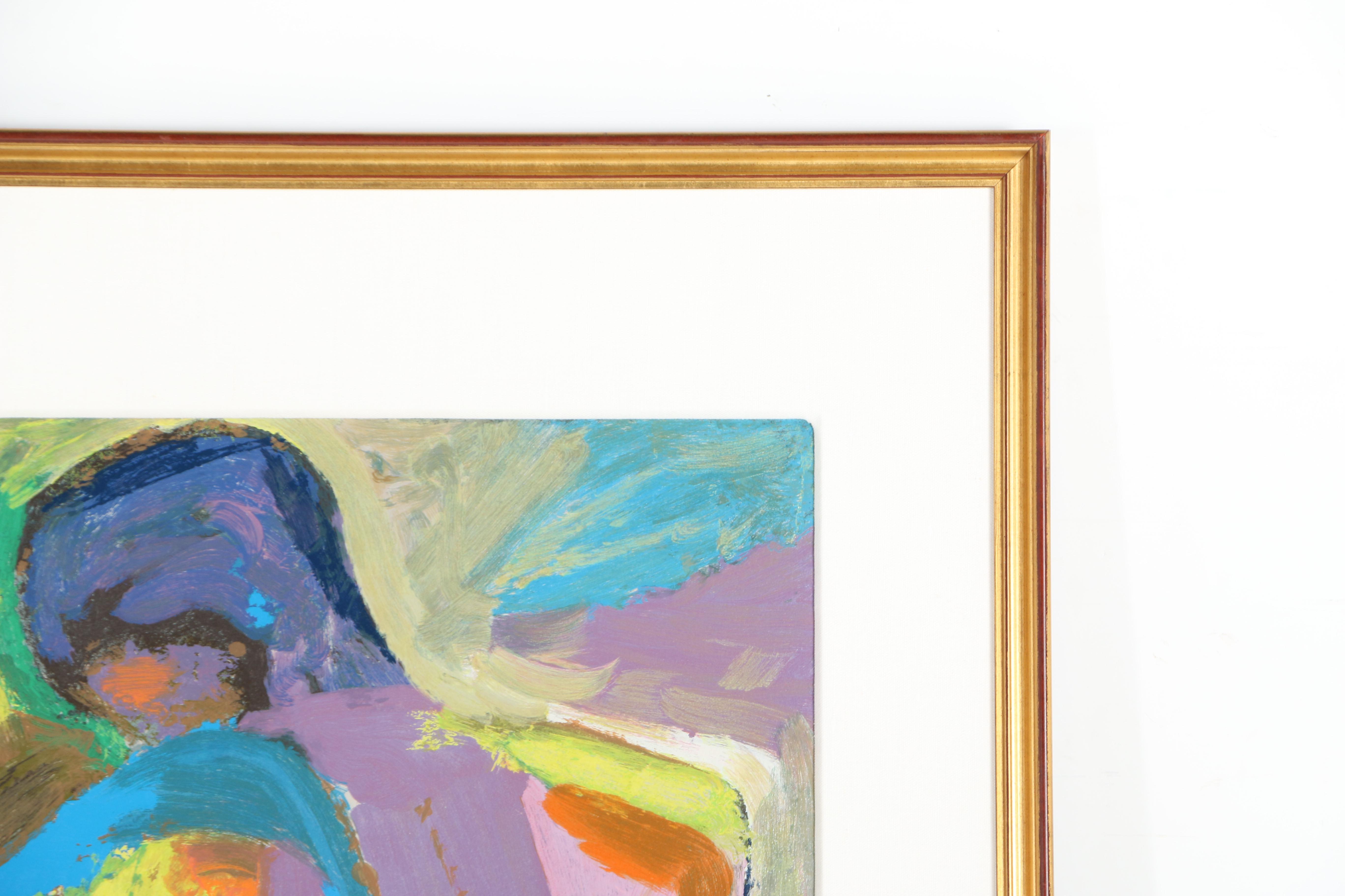 Anthony Quinn Signed Limited Edition Mixed Media Serigraph on Paper