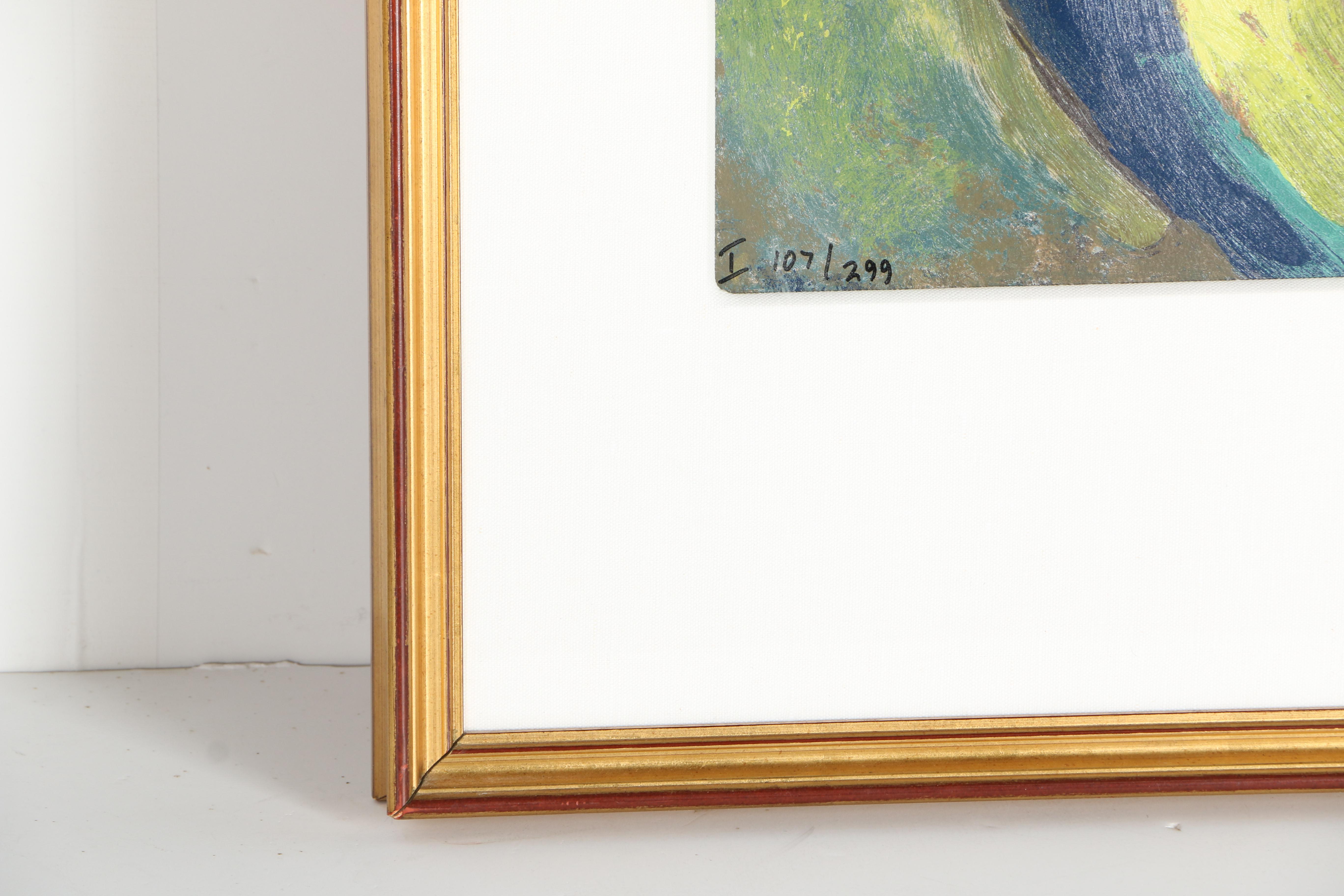 Anthony Quinn Signed Limited Edition Mixed Media Serigraph on Paper