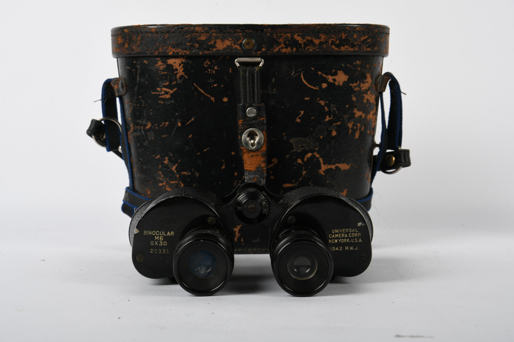 Vintage 1942 RWJ M.6-6 X 30 Signal Corp Binoculars