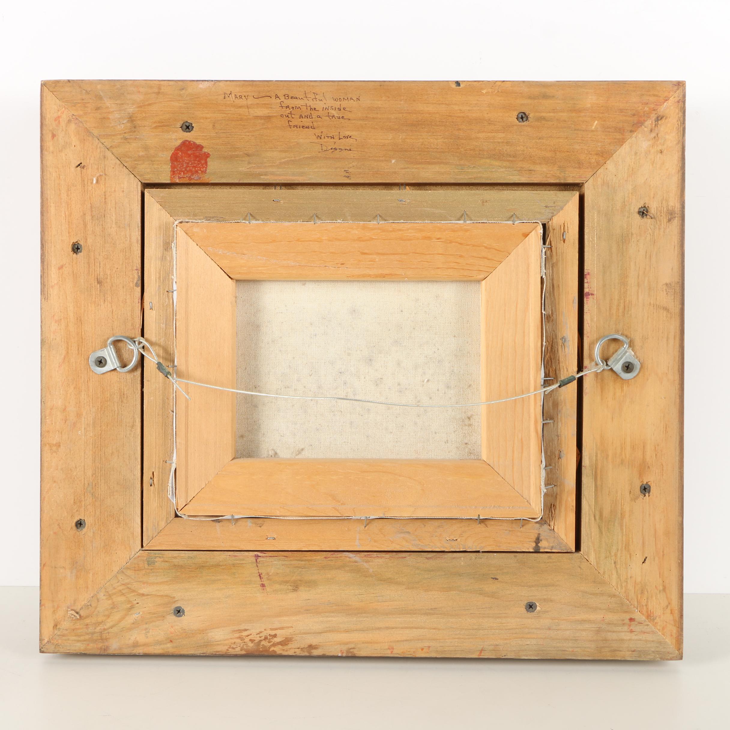 Oil Painting on Canvas of Pink Roses