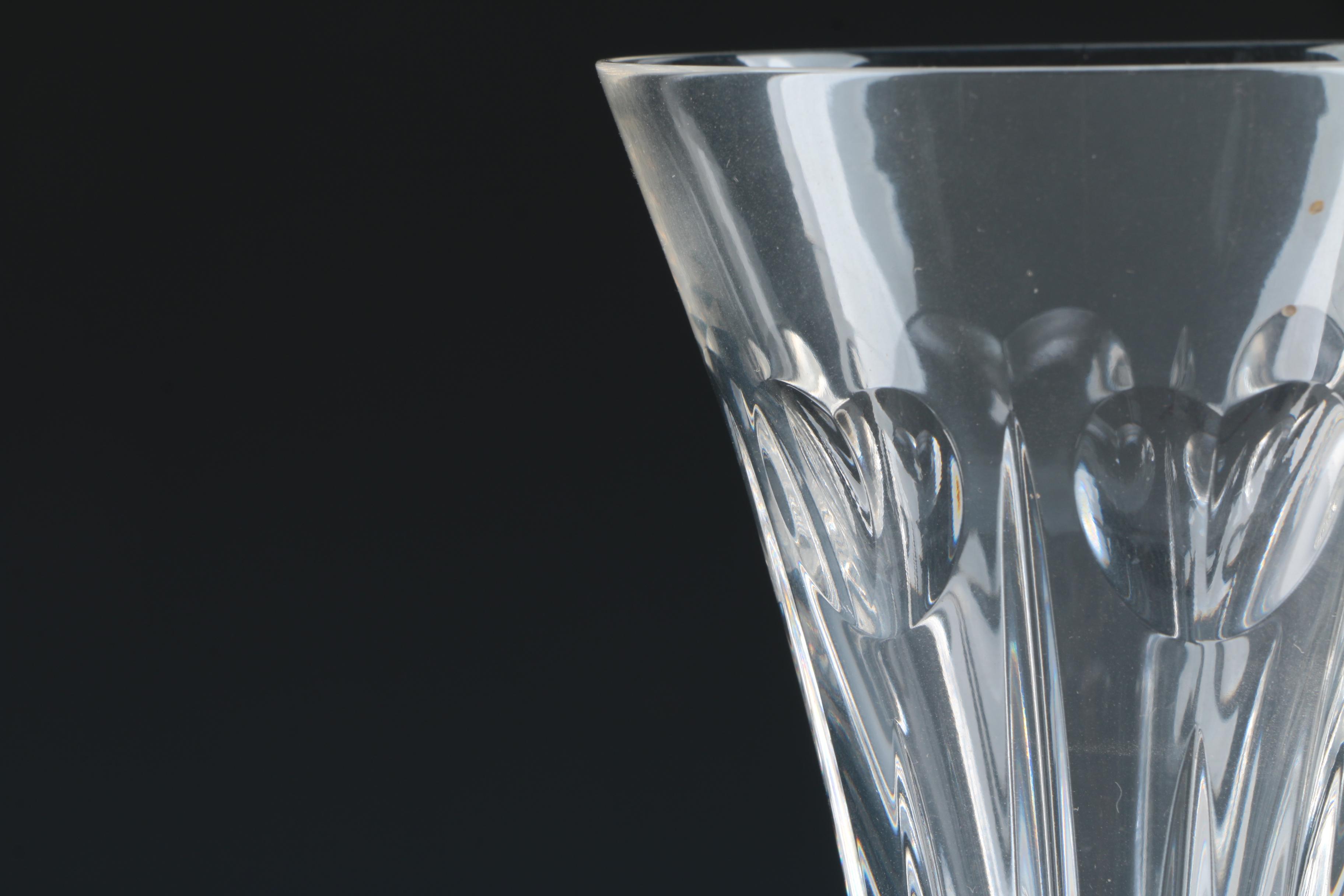 Pair of Waterford Crystal "Millennium Series; Love" Champagne Flutes