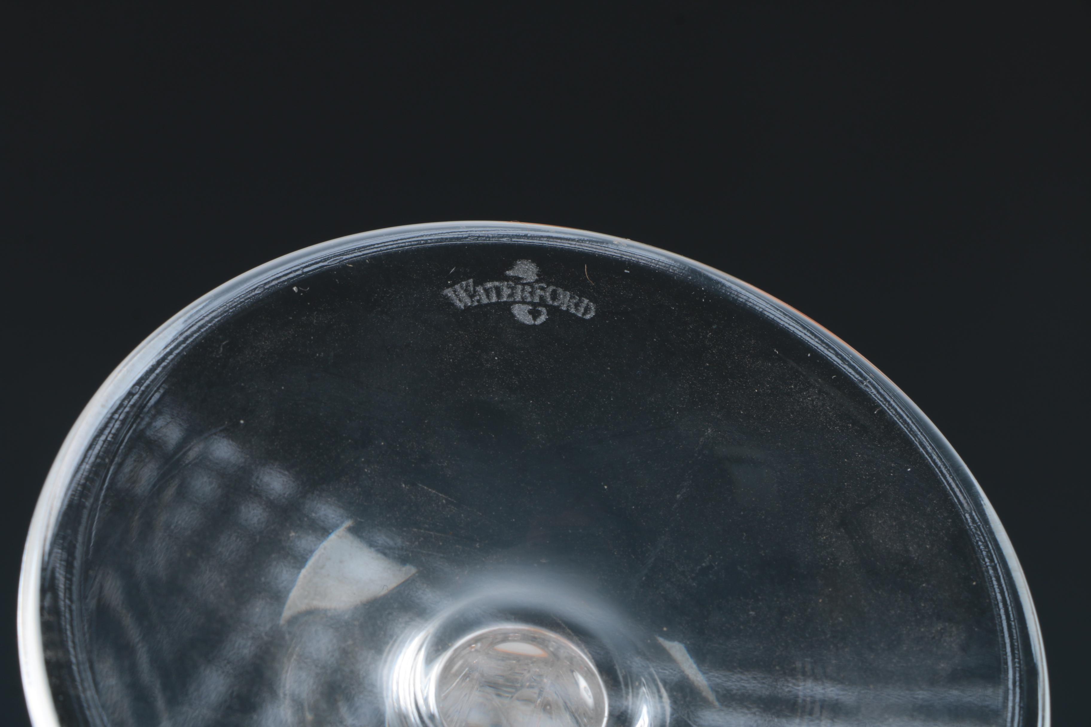 Pair of Waterford Crystal "Millennium Series; Love" Champagne Flutes