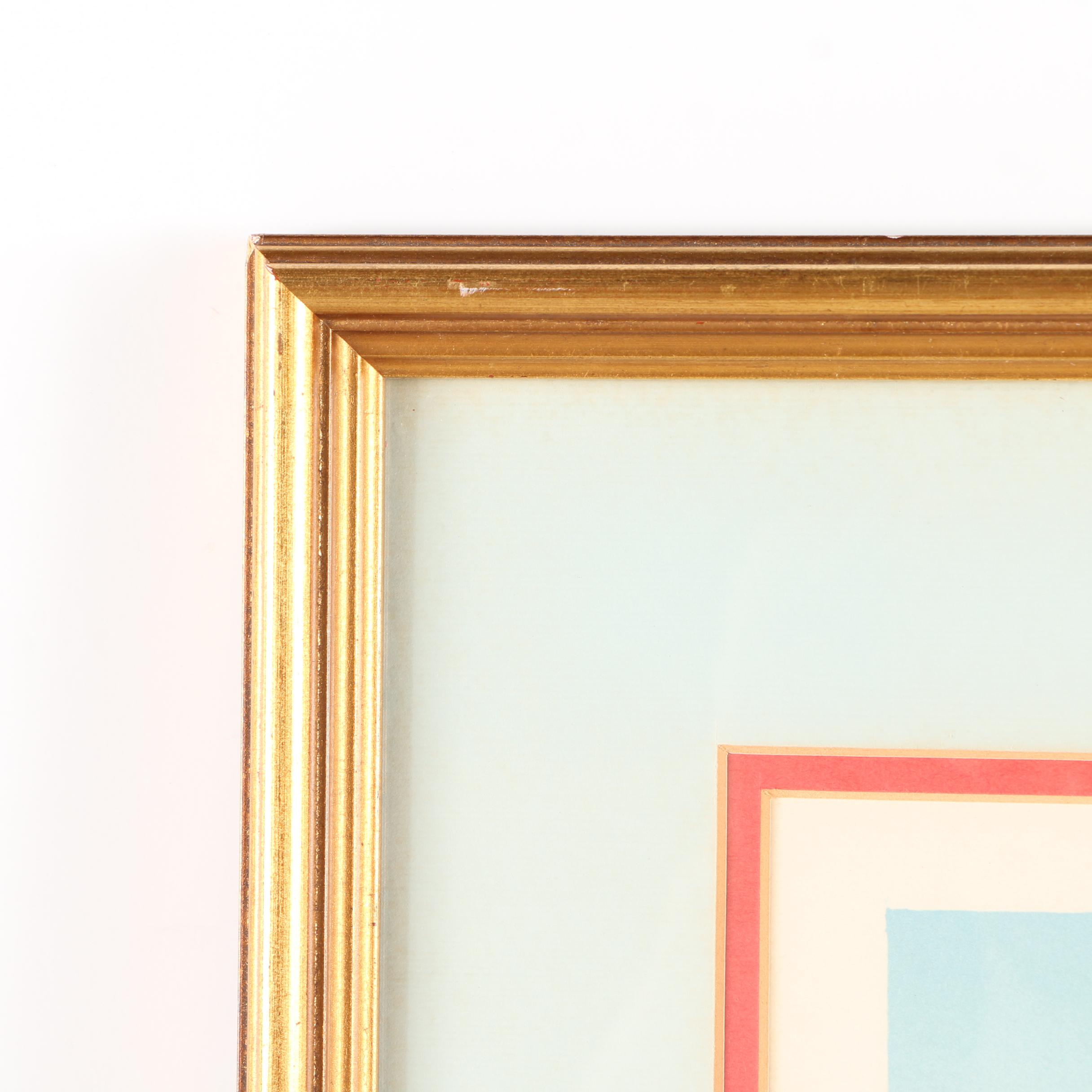 Peter Max Limited Edition Lithograph Print on Paper "Heart (Orange)"