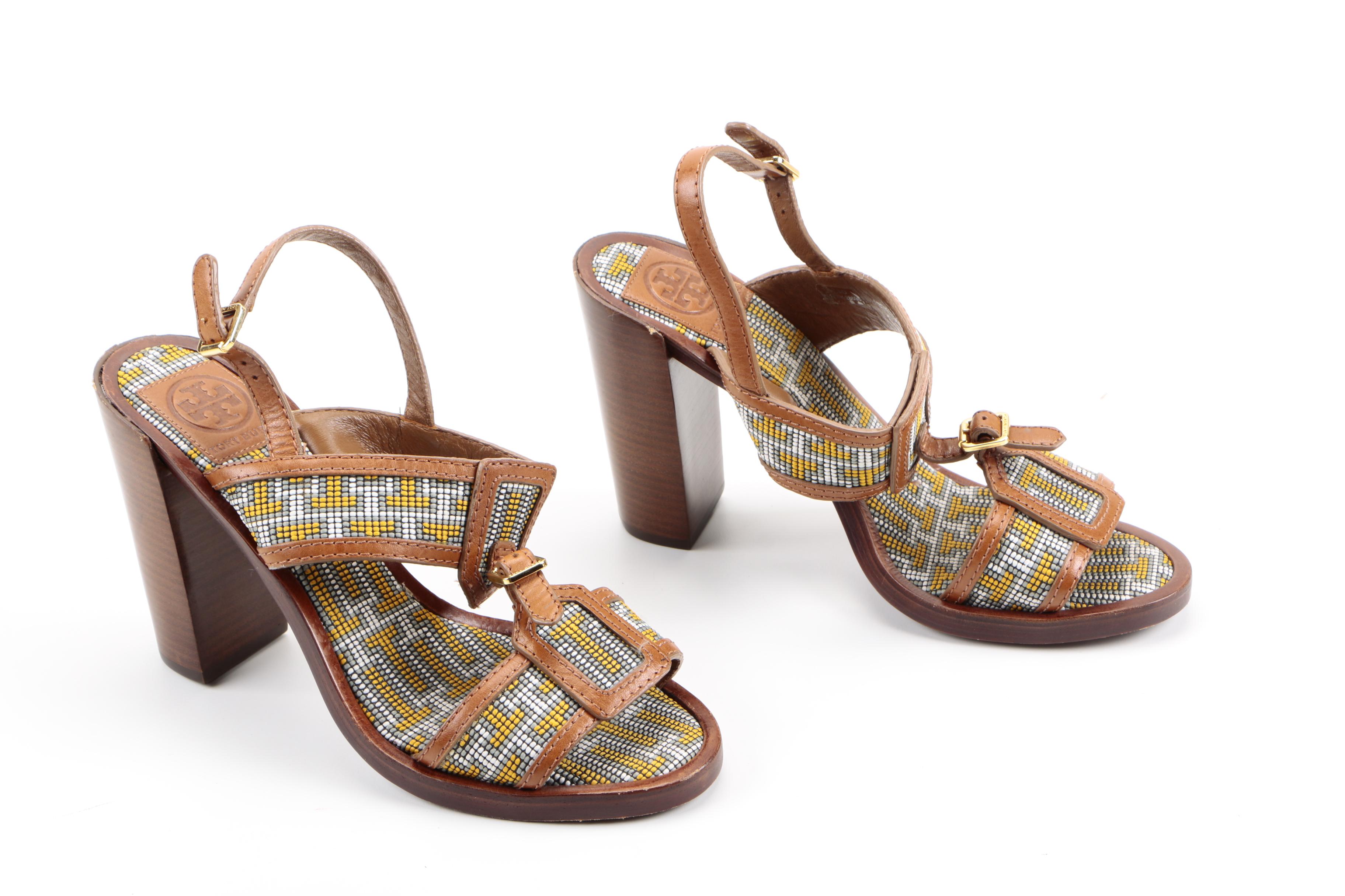 Tory Burch Leather Sandals