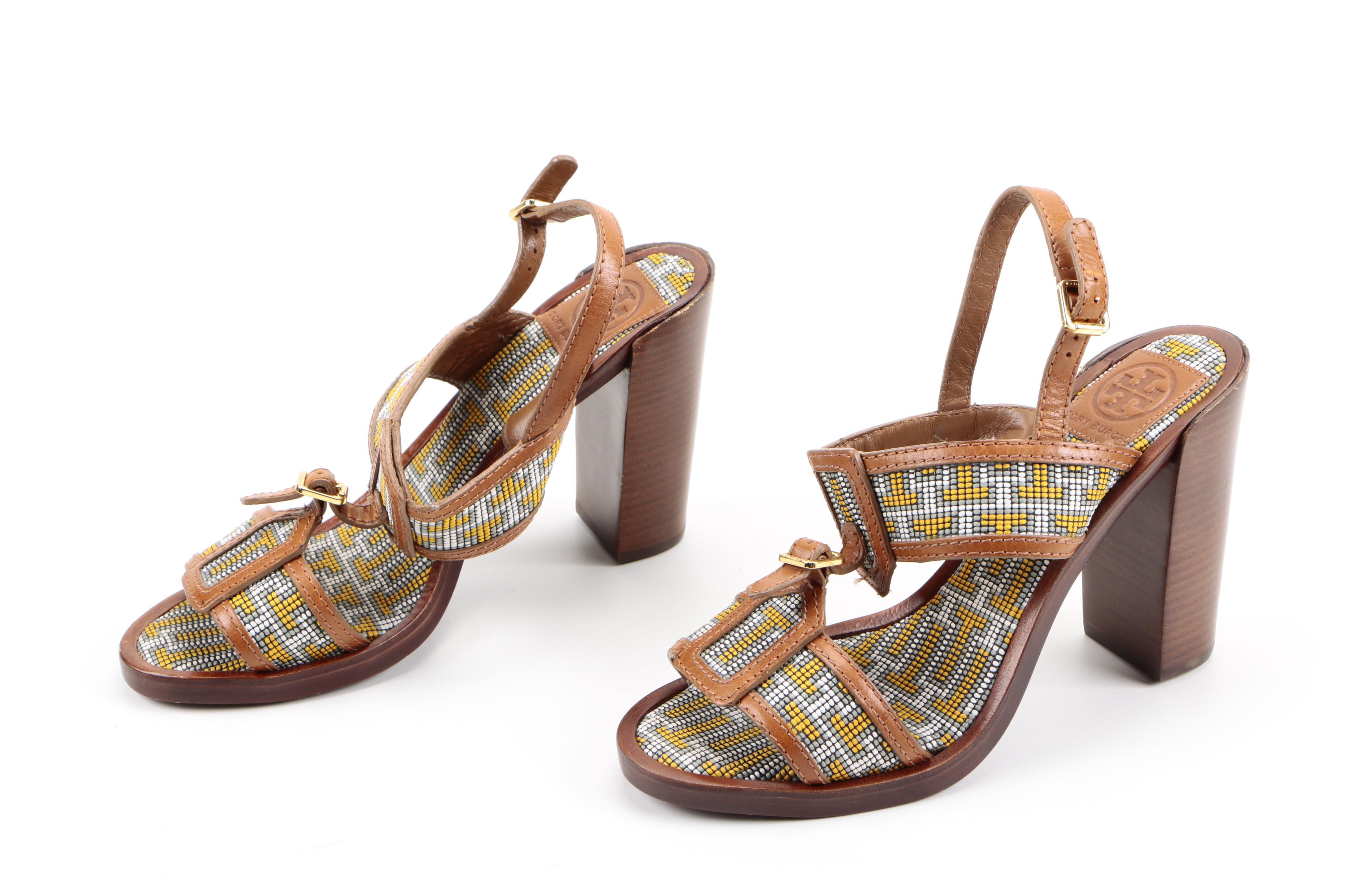 Tory Burch Leather Sandals