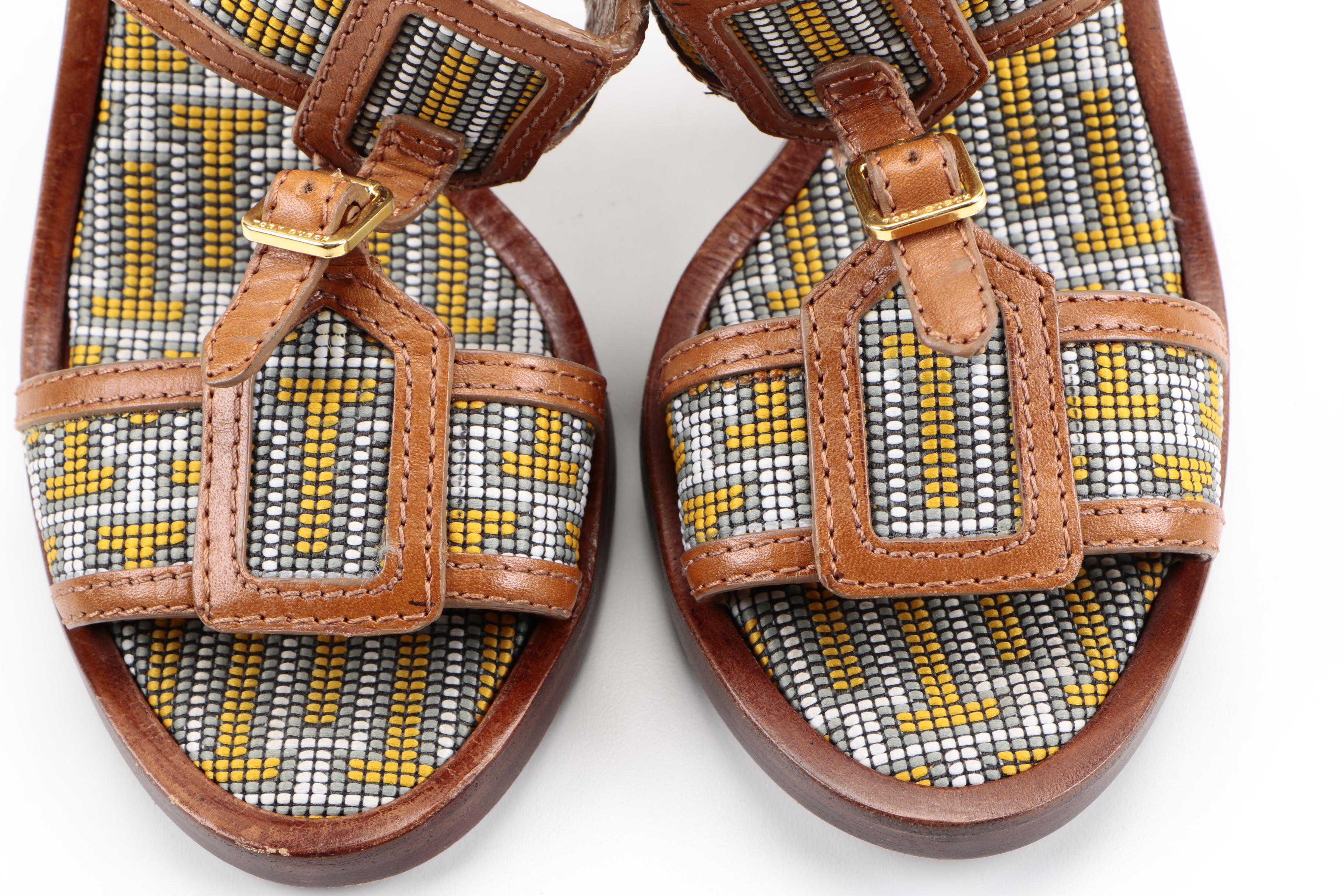 Tory Burch Leather Sandals