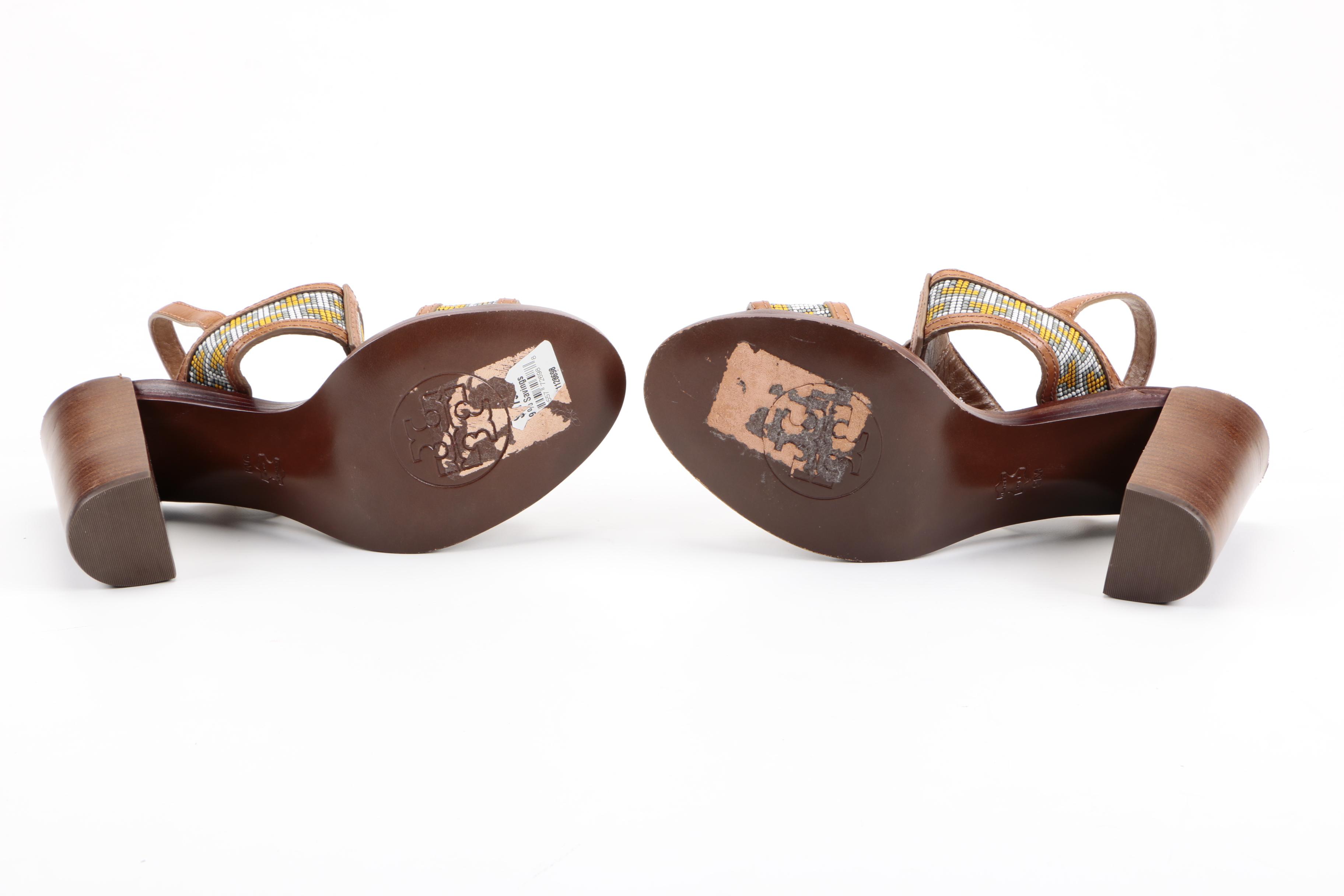 Tory Burch Leather Sandals