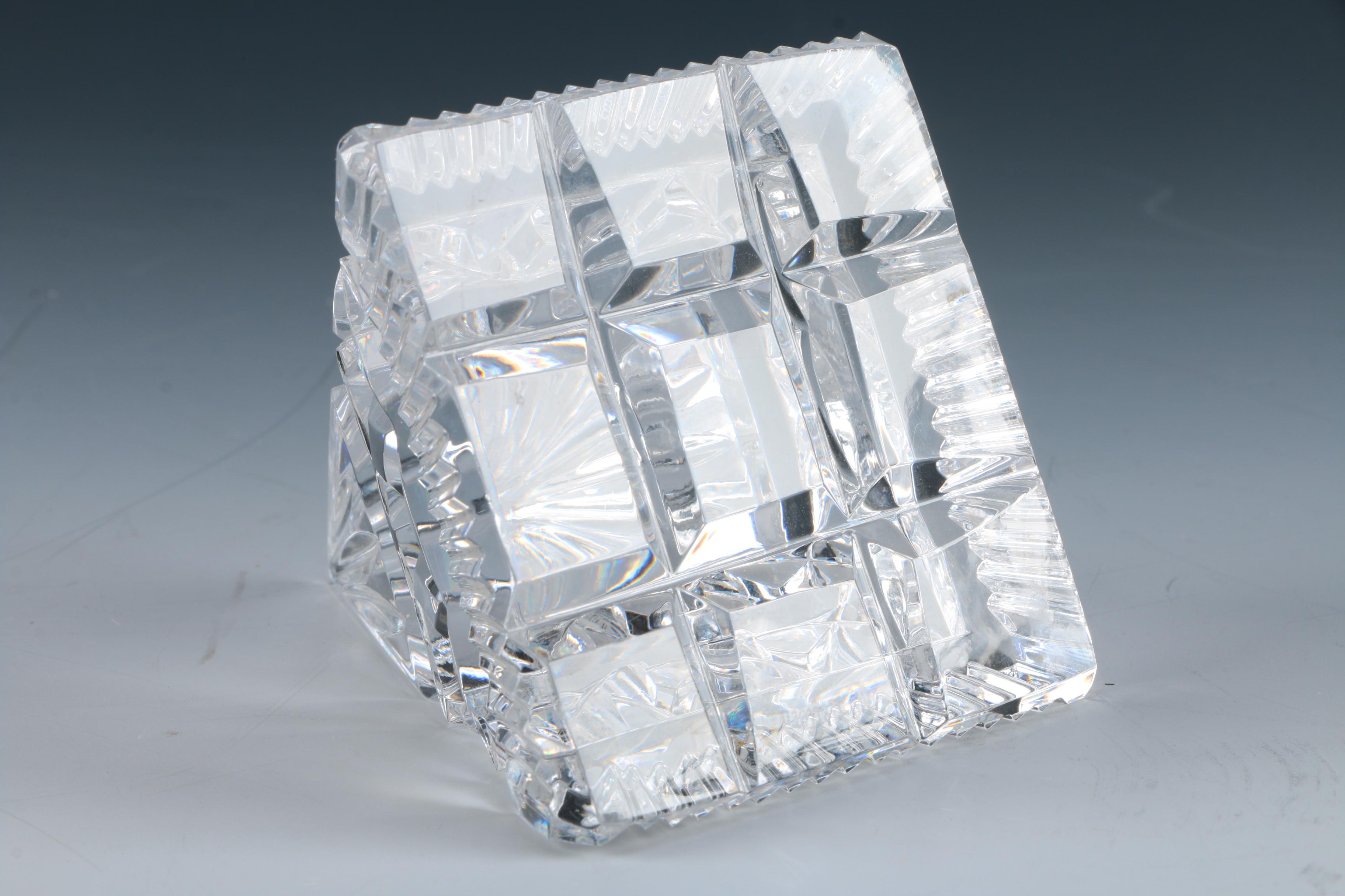 Waterford Crystal Pyramid Paperweight