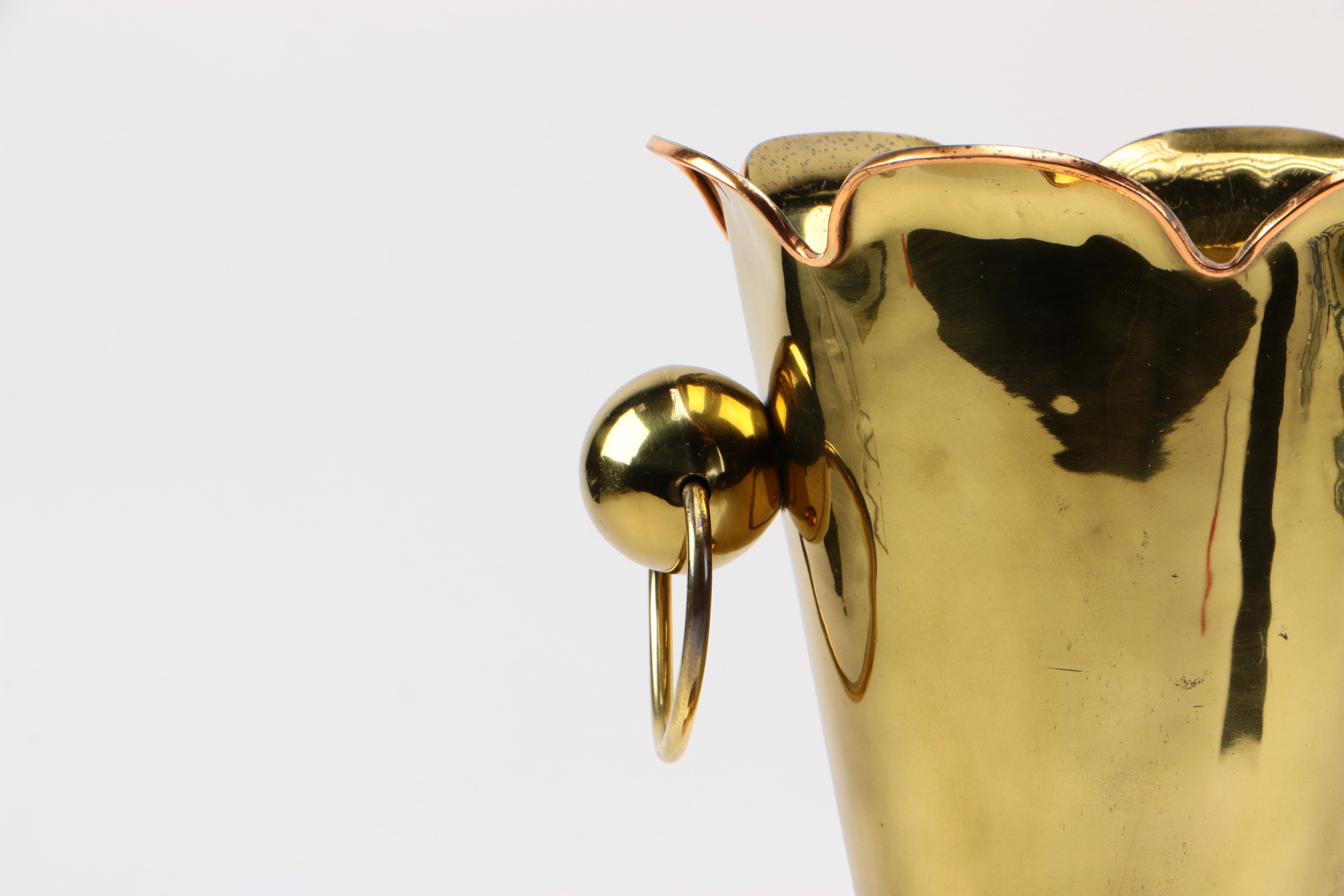 Copper Tone Umbrella Holder