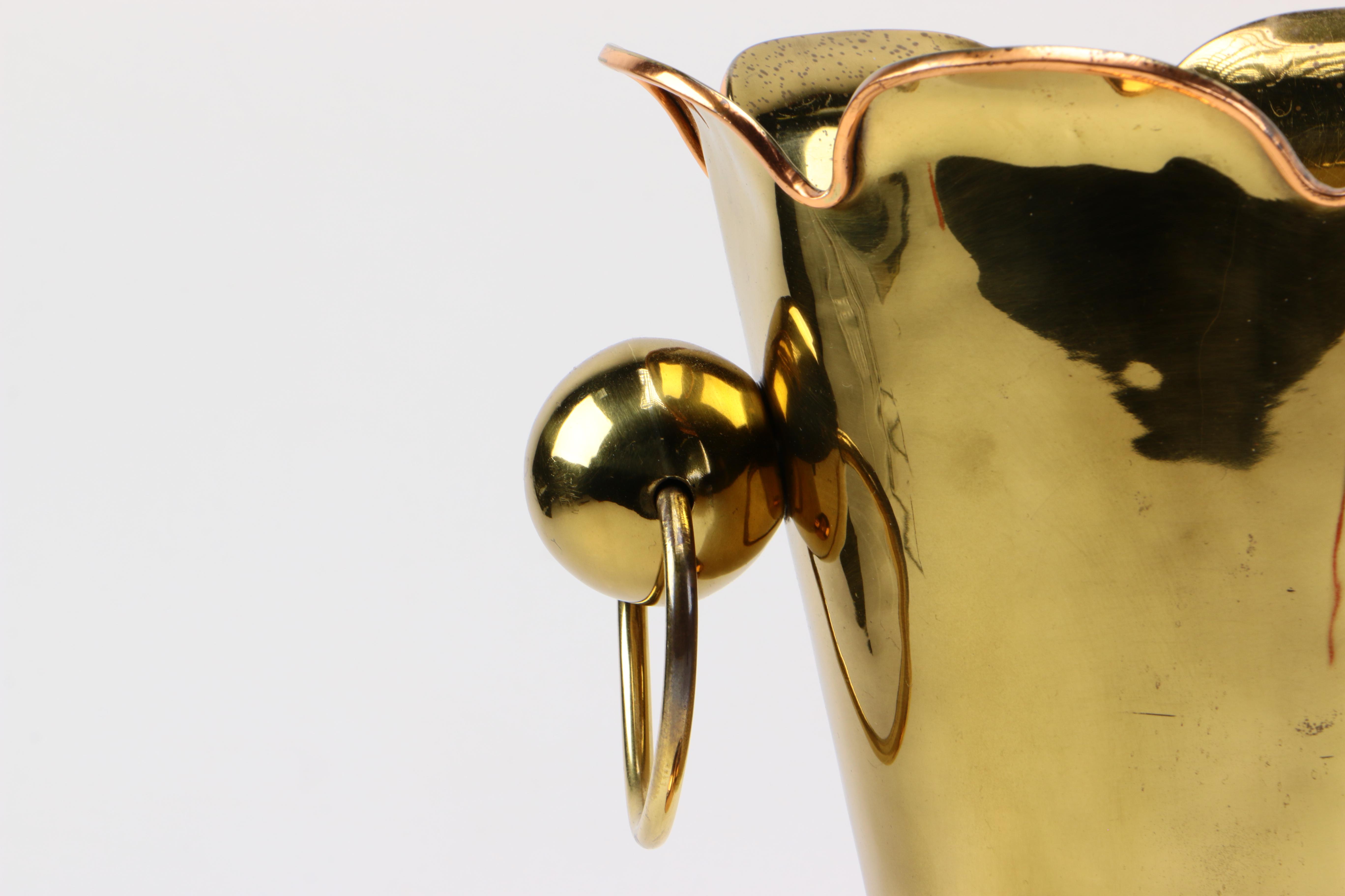 Copper Tone Umbrella Holder