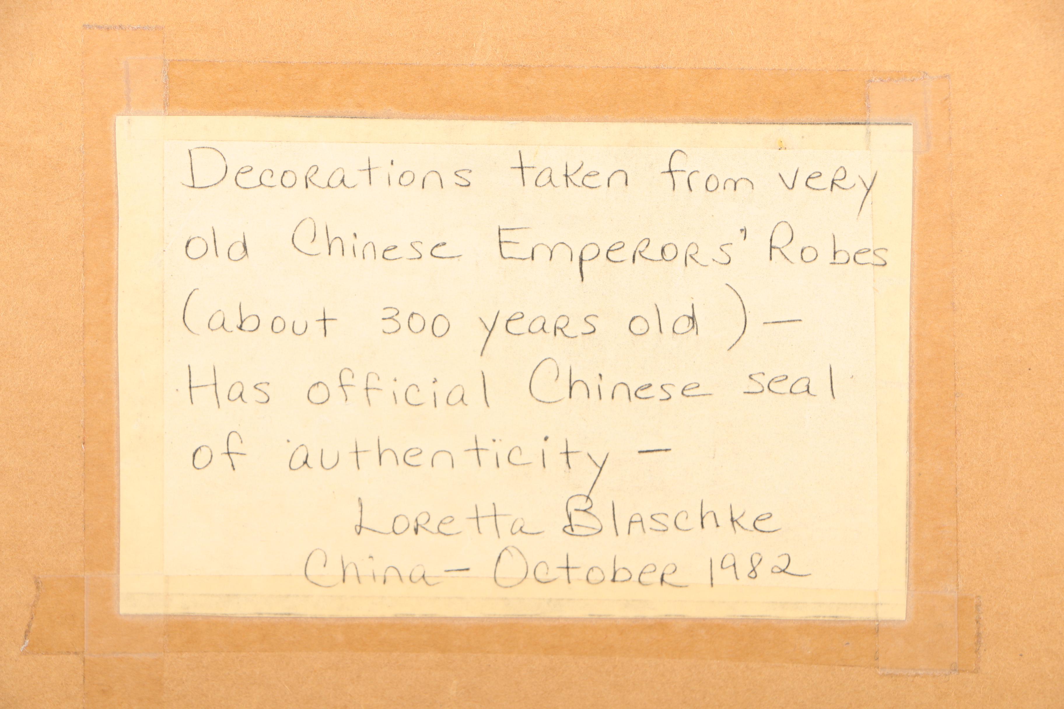 Chinese Silk Embroidered Decorations