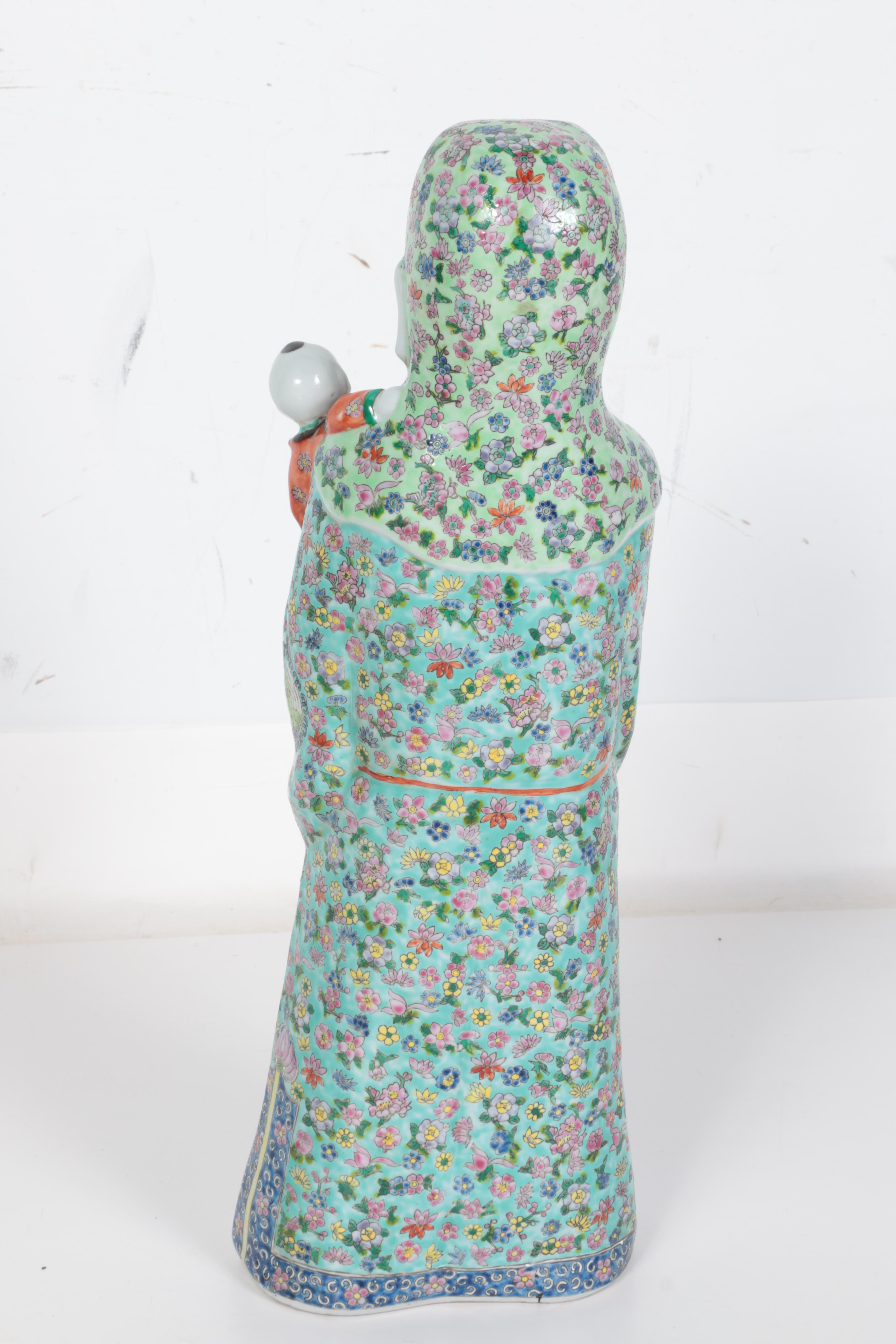 Ceramic Chinese Figurine of the God of Status