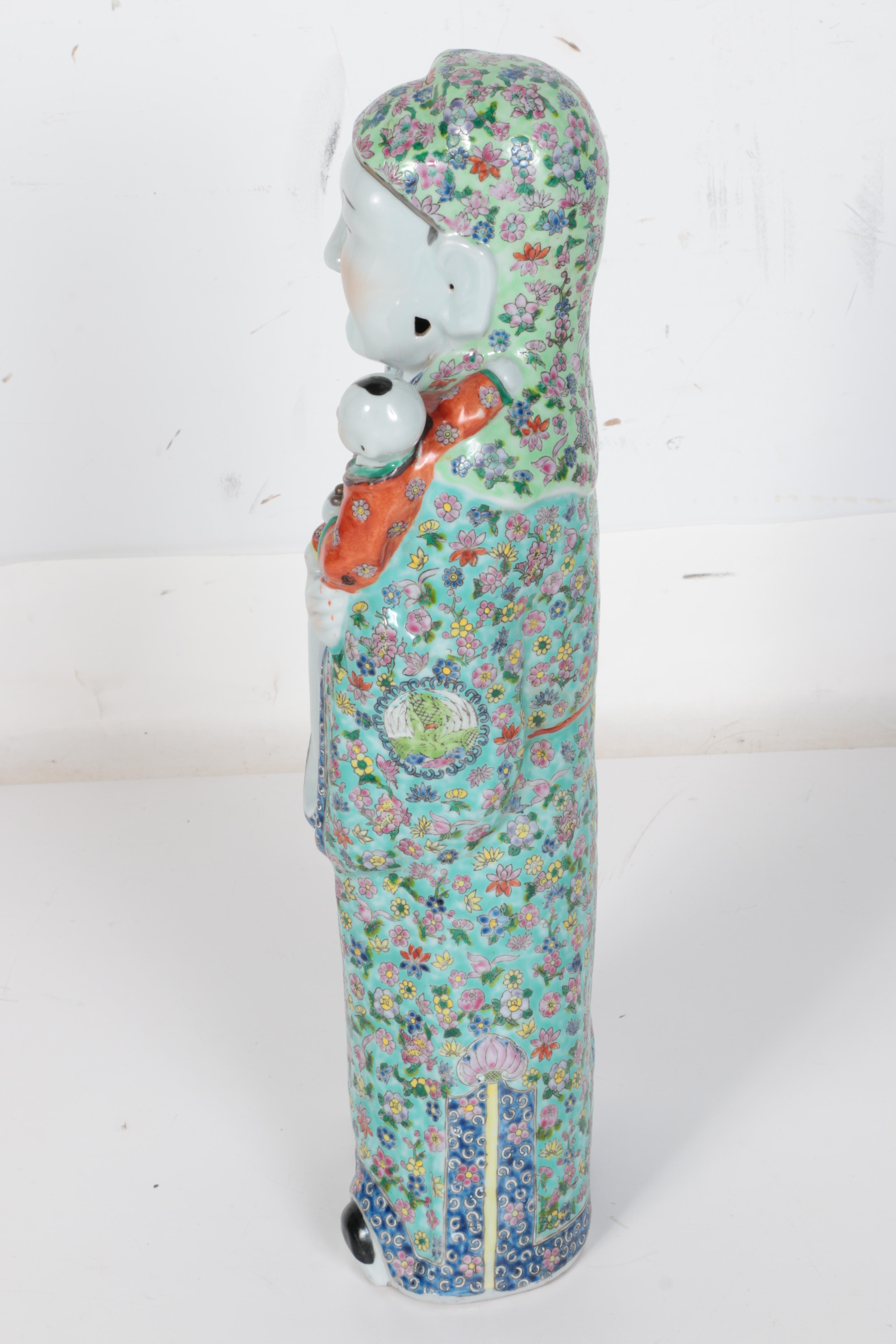 Ceramic Chinese Figurine of the God of Status