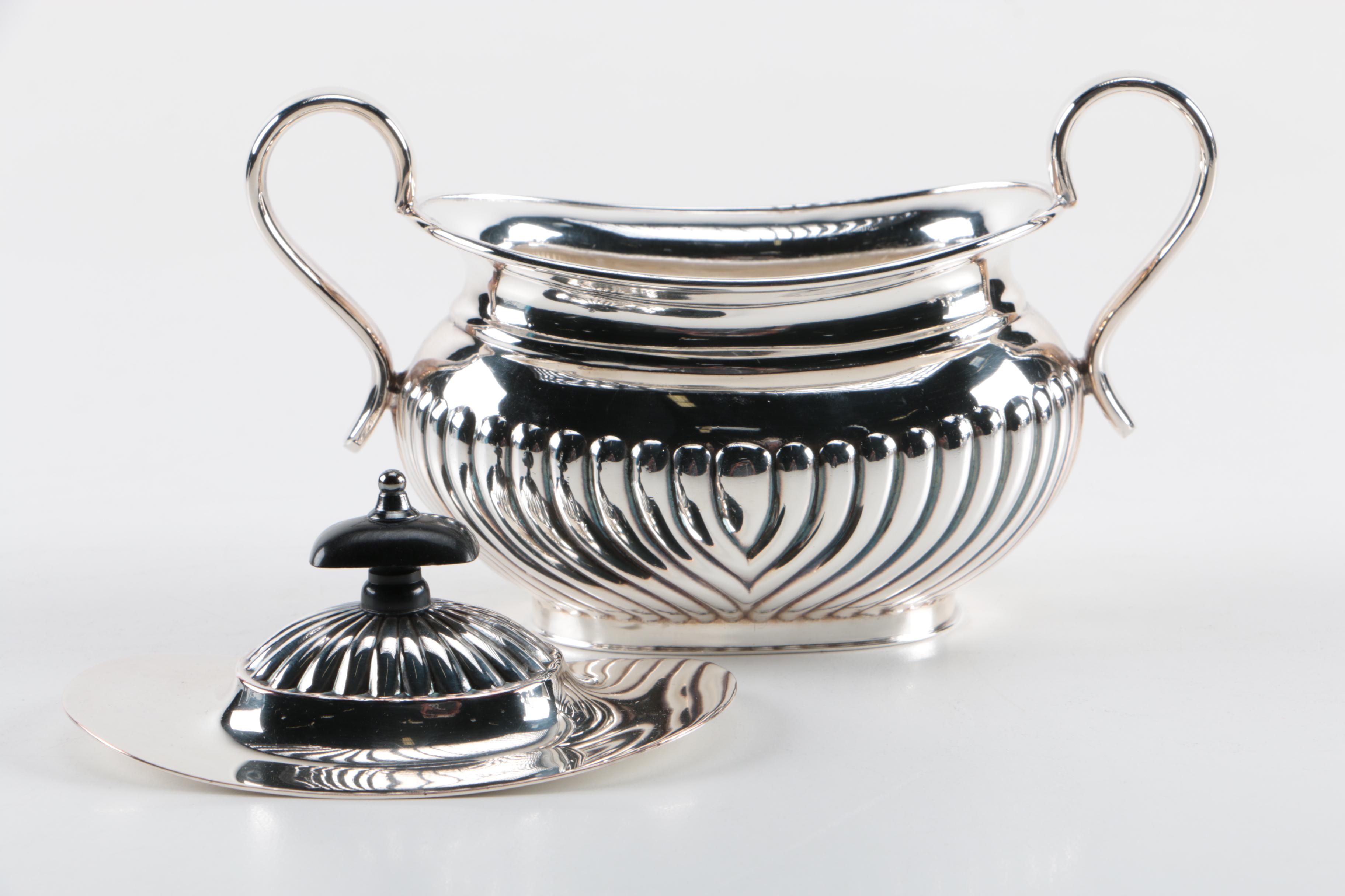 English Silver Plate Tea and Coffee Service