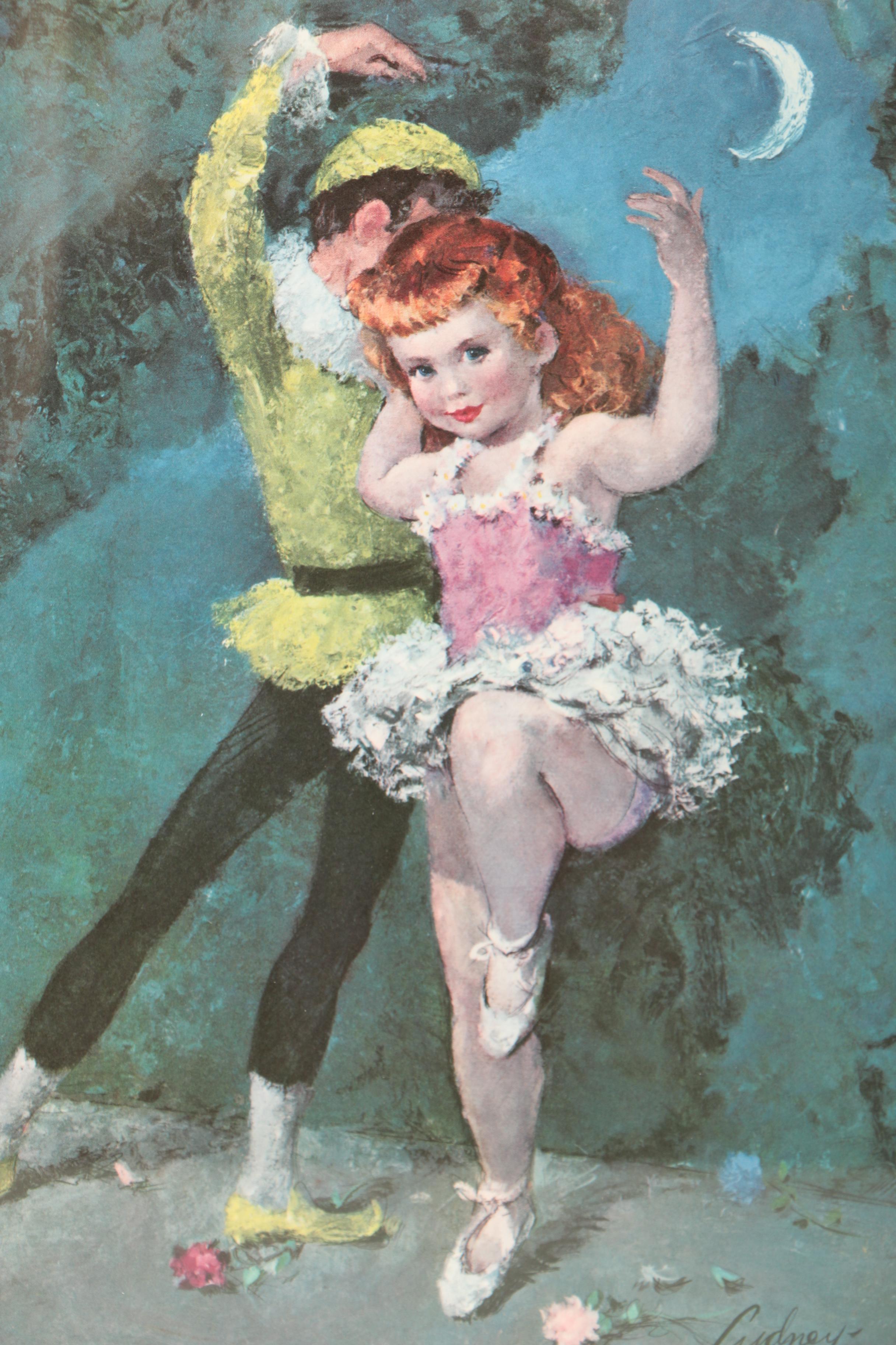 Offset Lithographs After Cydney Grossman of Young Dancers