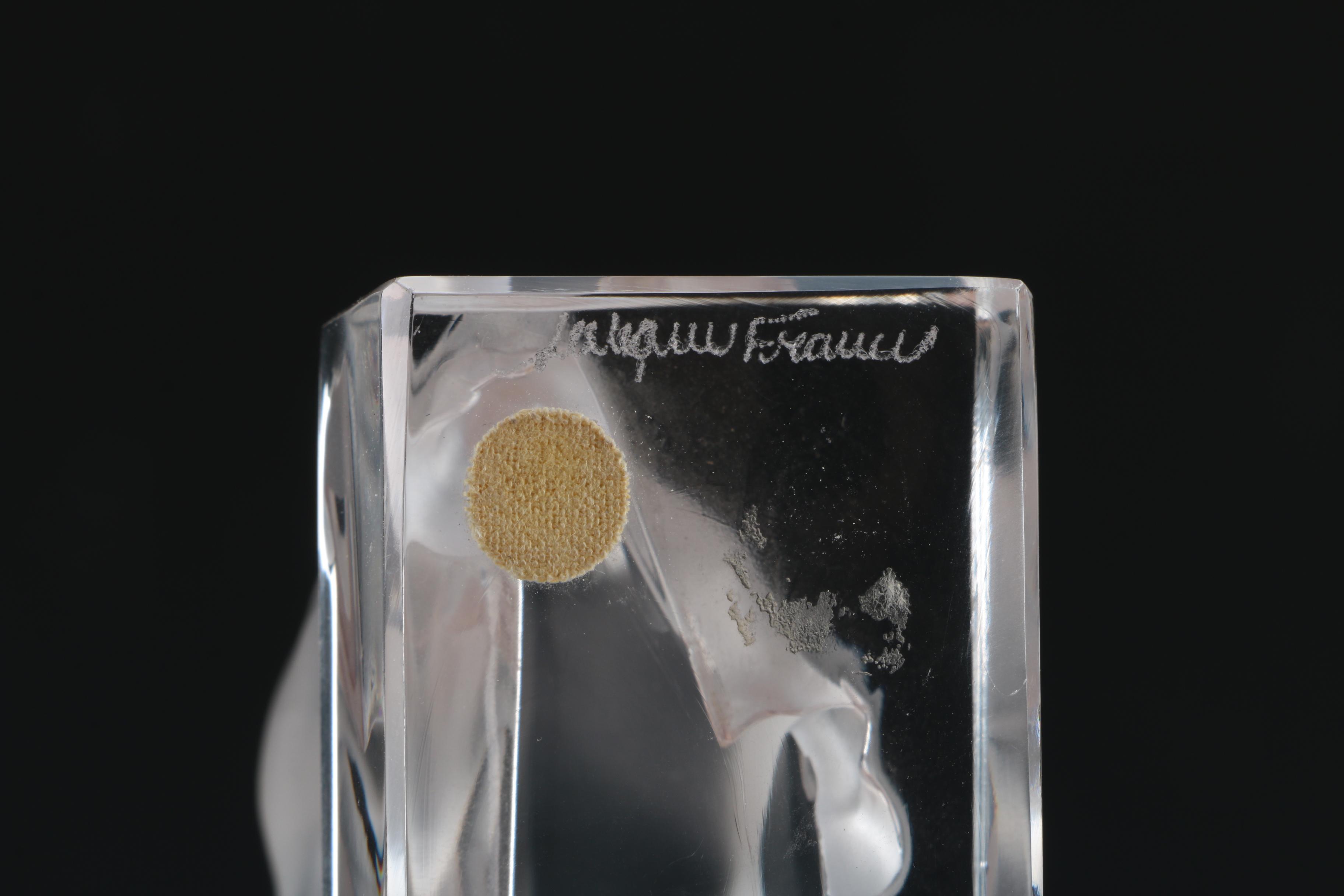 Lalique Crystal Buffalo Sculpture