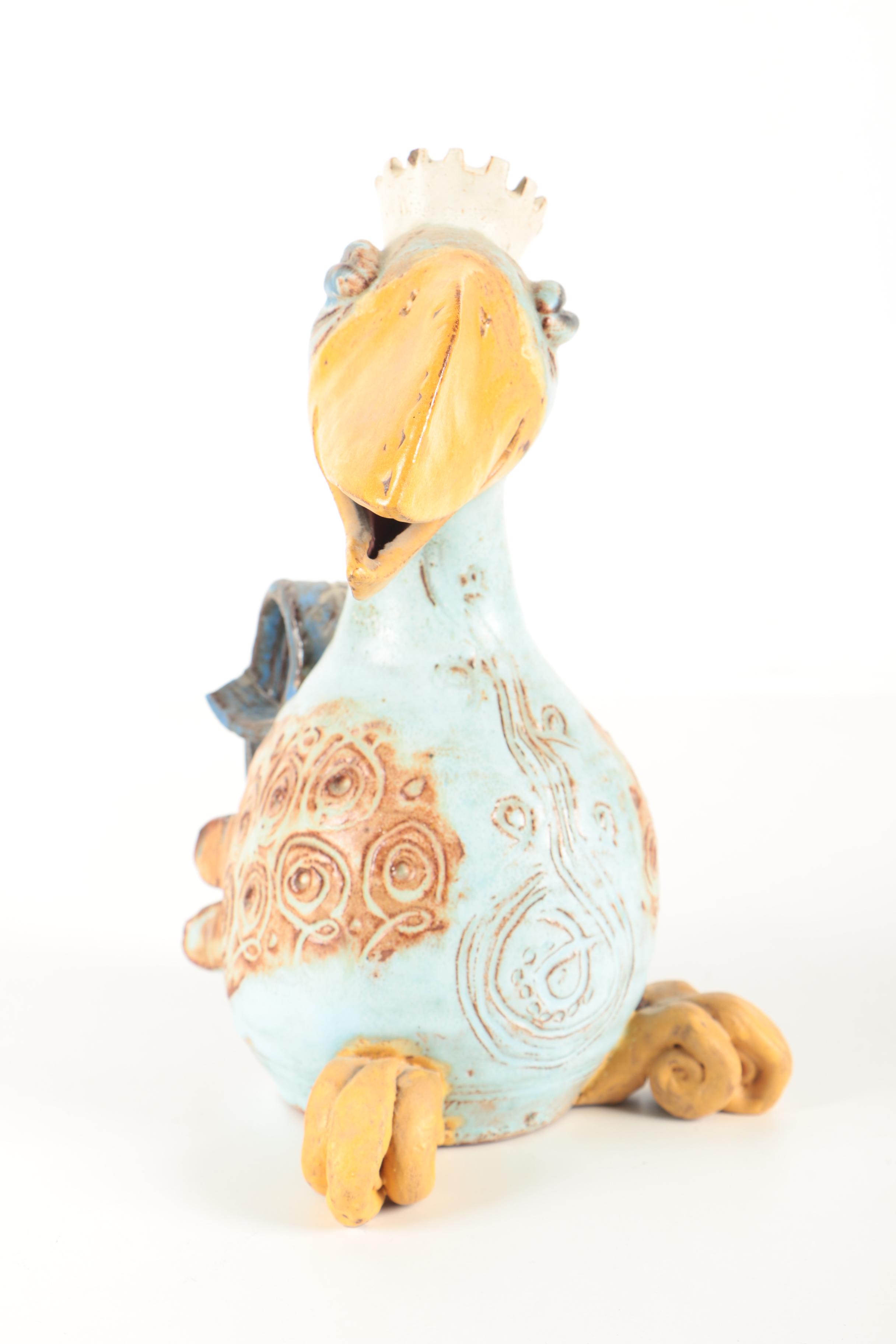 Todds Ceramic Sculpture of a Bird