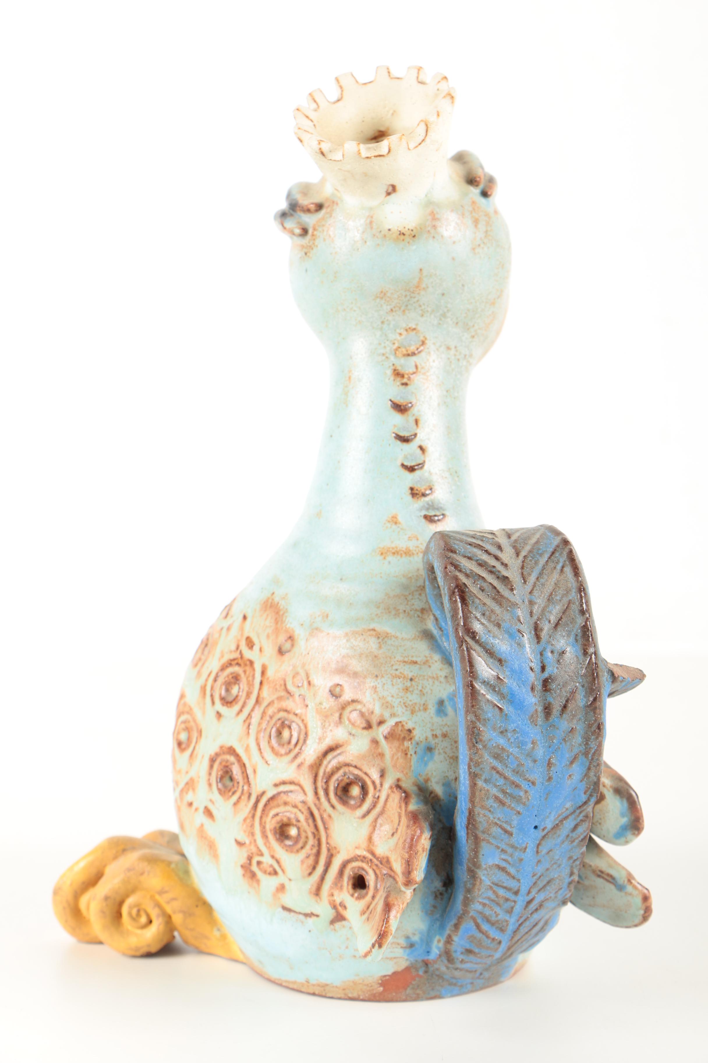 Todds Ceramic Sculpture of a Bird