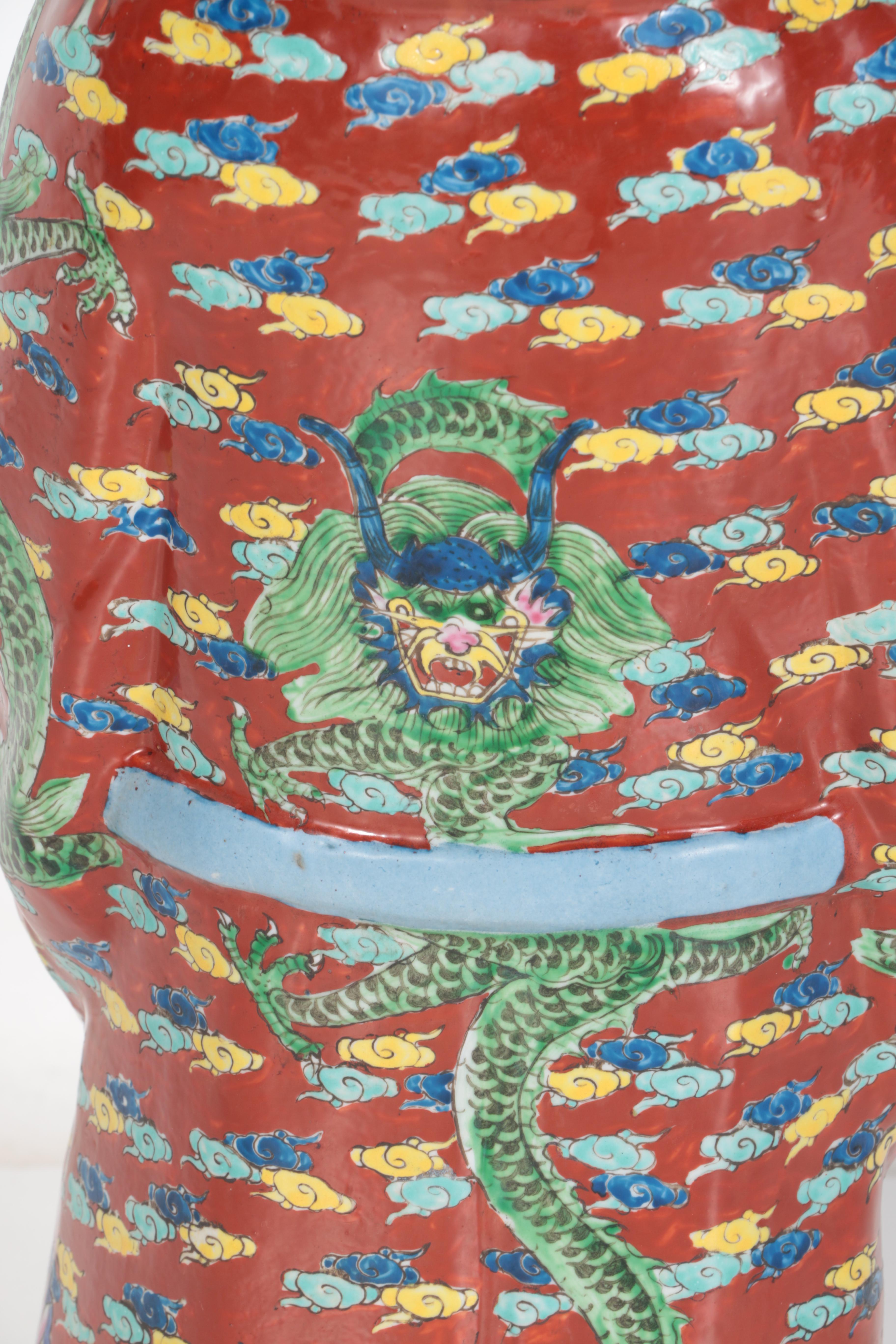 Ceramic Chinese Figurine of the God of Wealth