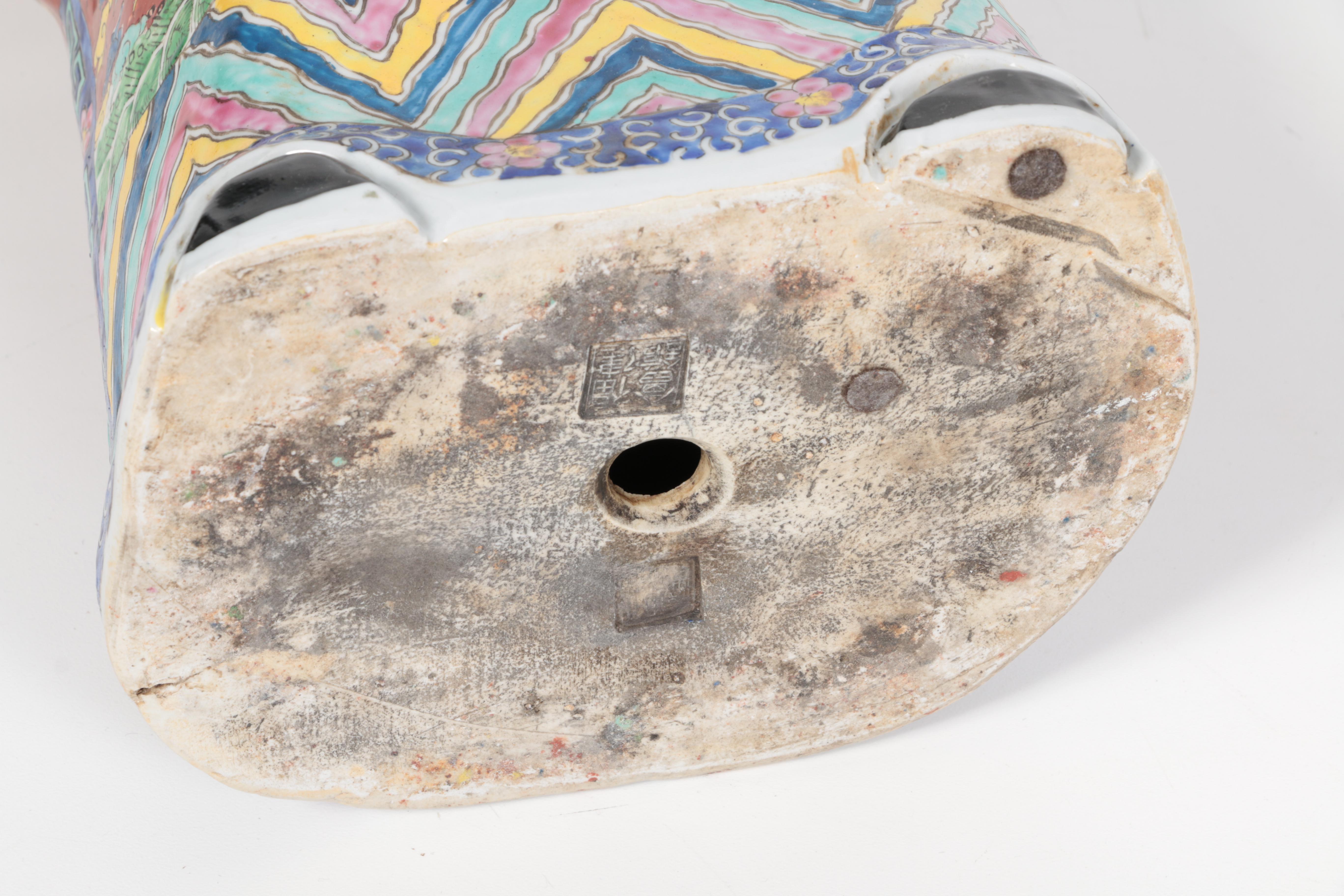 Ceramic Chinese Figurine of the God of Wealth