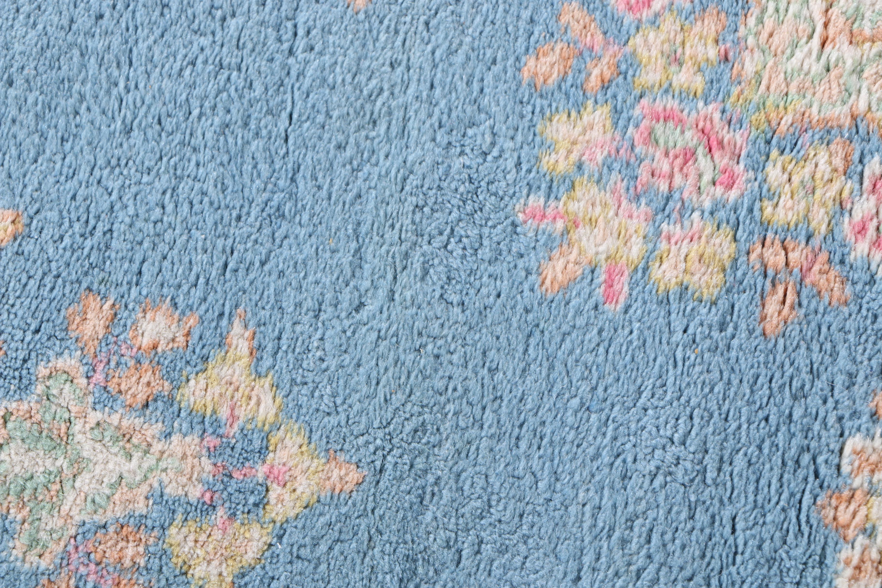 Hand-Knotted Indo-Persian Kerman Area Rug