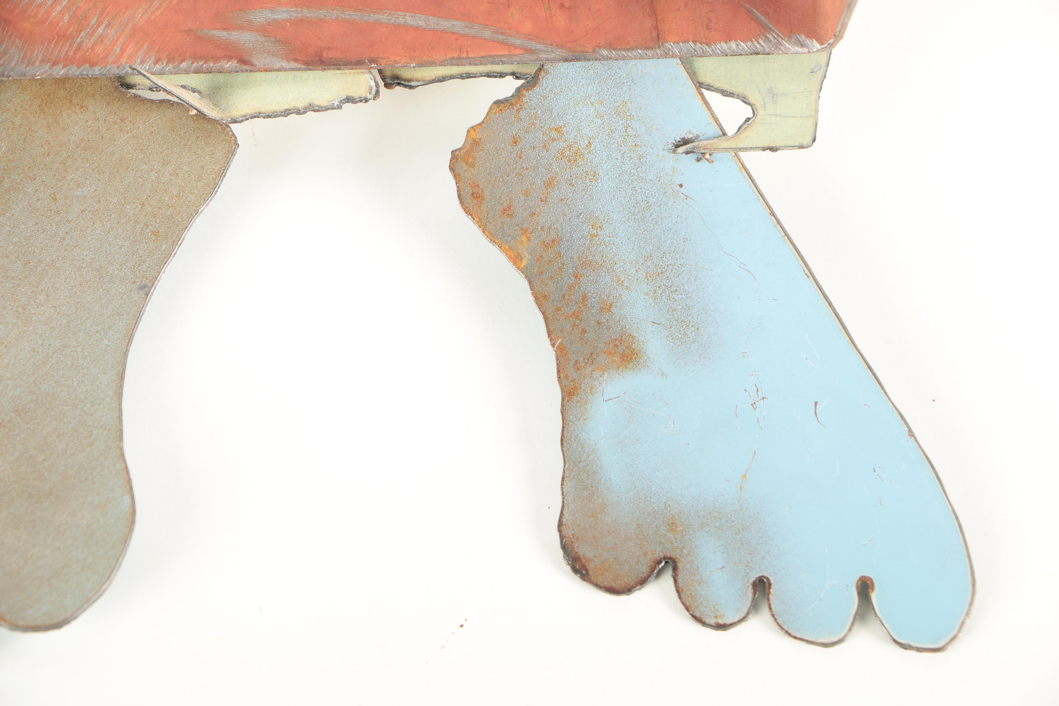 Katz Original Metal Sculpture "Our Lady Of The Captive Heart"