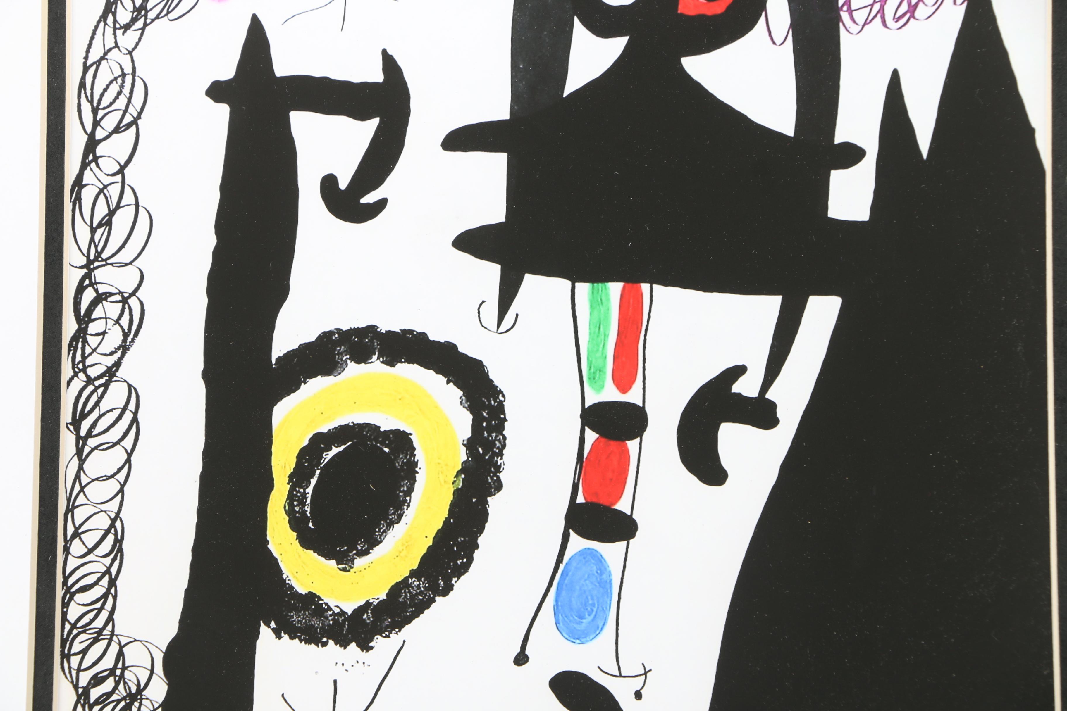 Gicleé After Joan Miró "Escalade Vers La Lune "