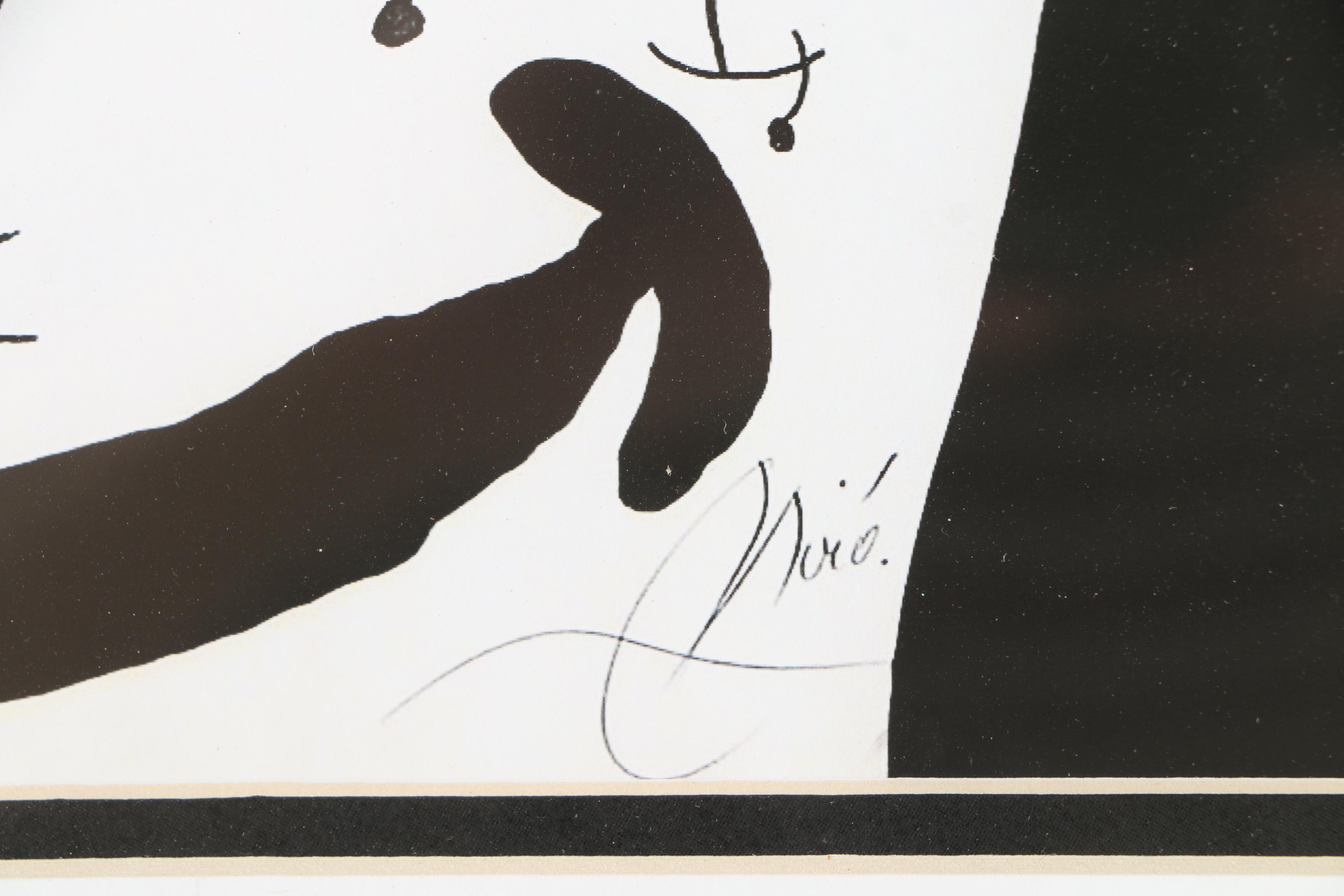 Gicleé After Joan Miró "Escalade Vers La Lune "