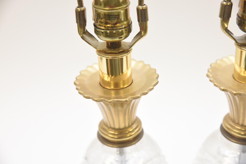 Pair of Waterford Crystal "Hospitality" Table Lamps