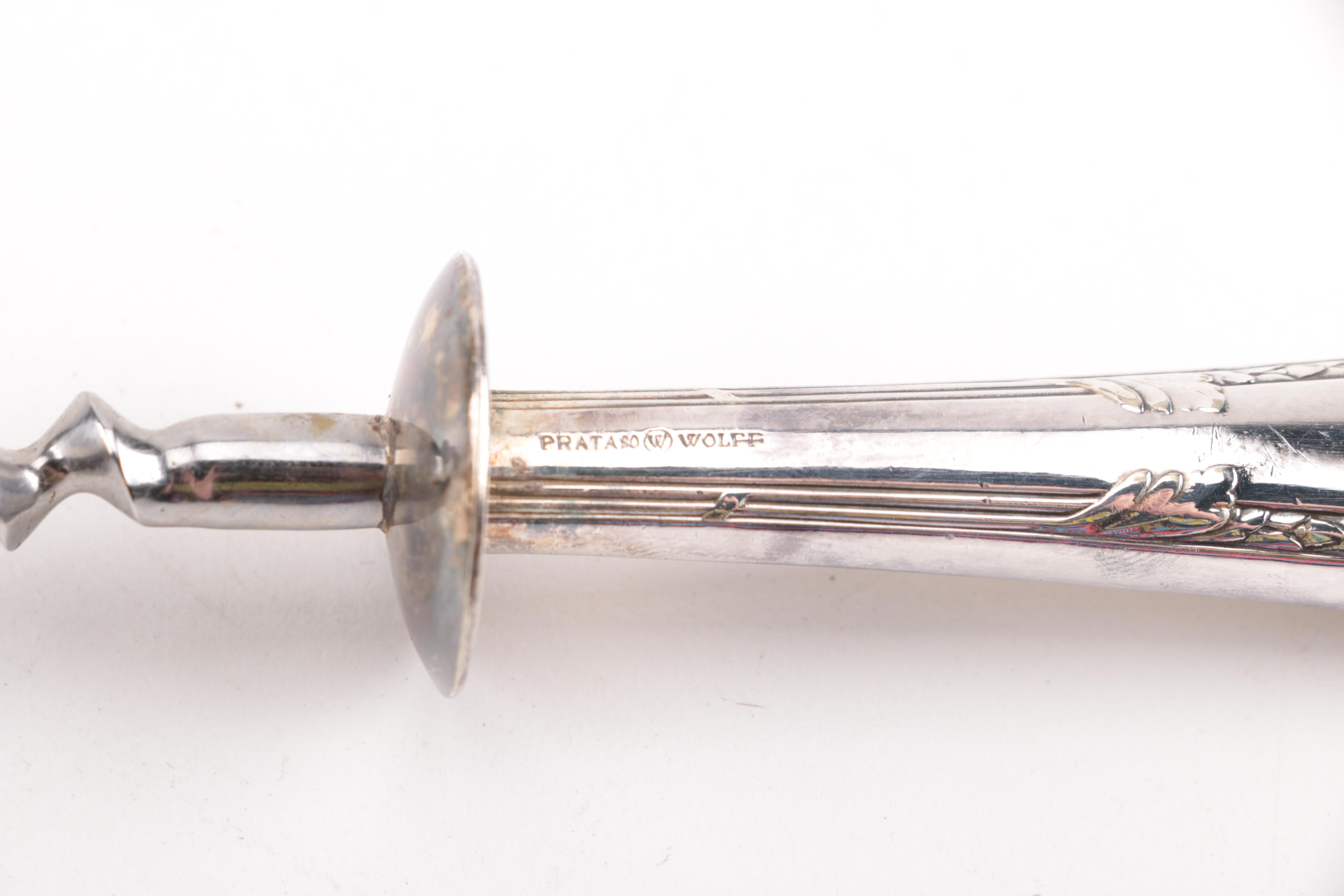 Prata Wolff Brazilian Silver Plate Corkscrew Set