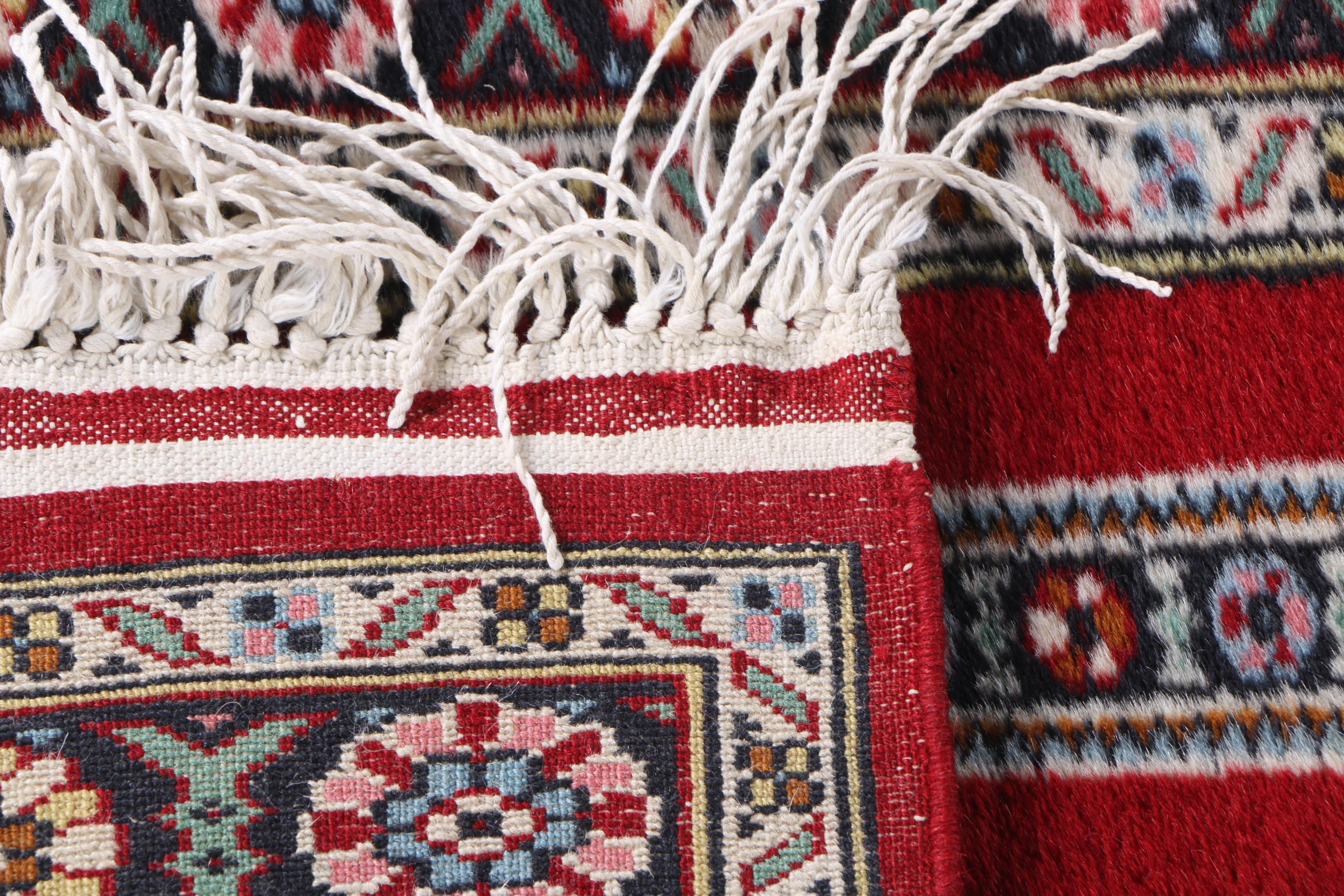 Hand-Knotted Ghiordes Prayer Rug