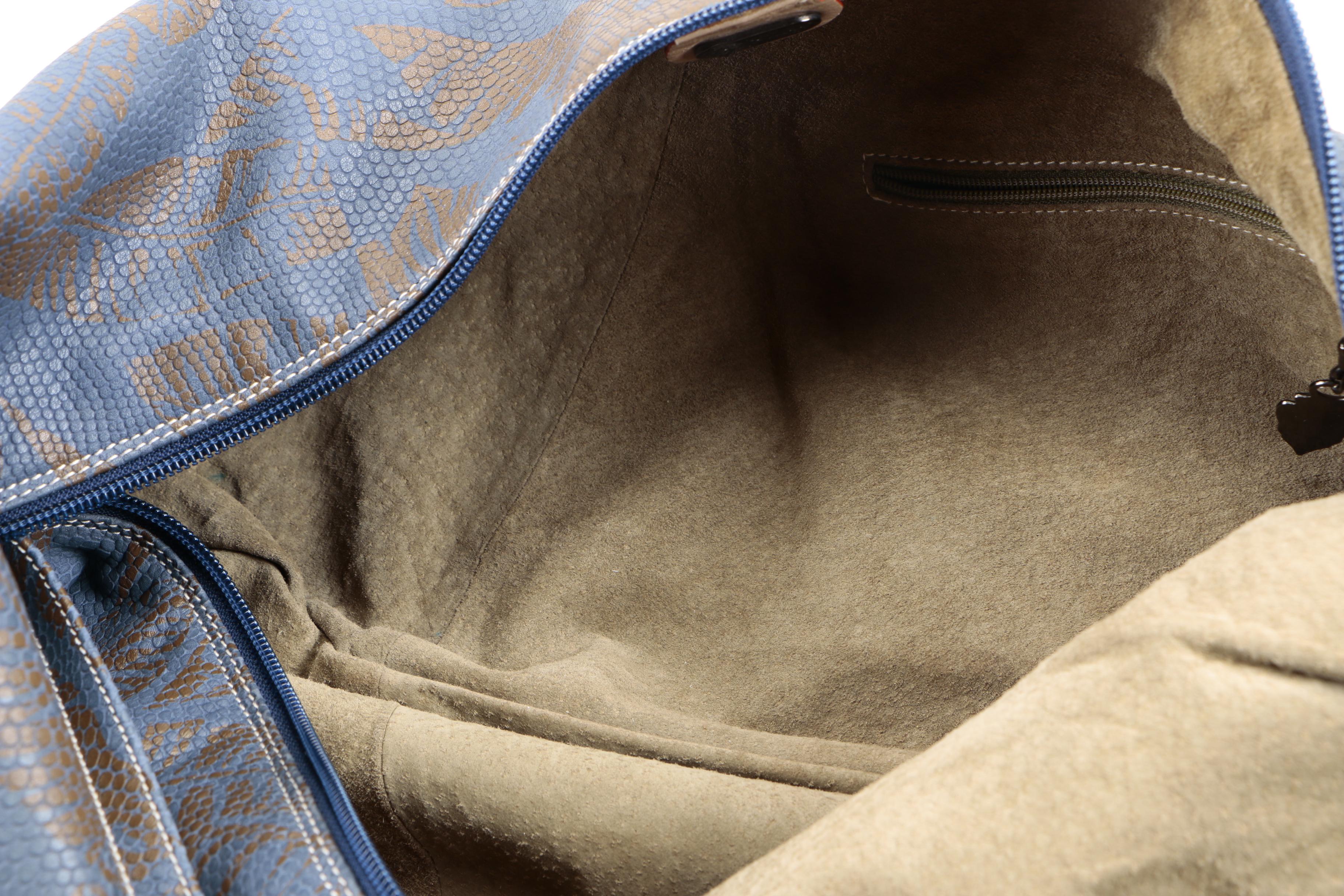 Gucci Embossed Leather Hobo Sling Bag