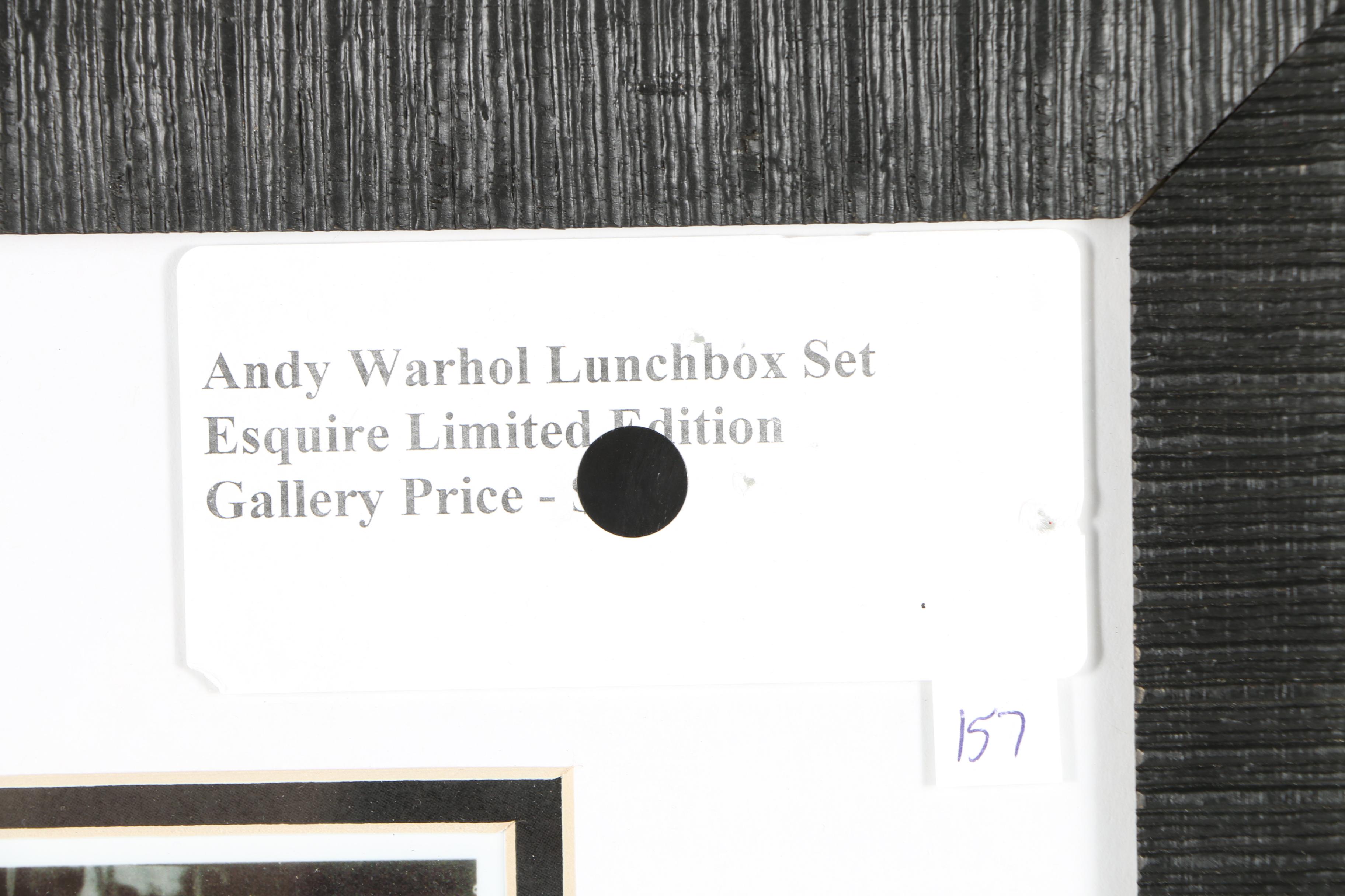 Limited Edition Giclee After Andy Warhol's Self-Portrait Series "Box Lunch"