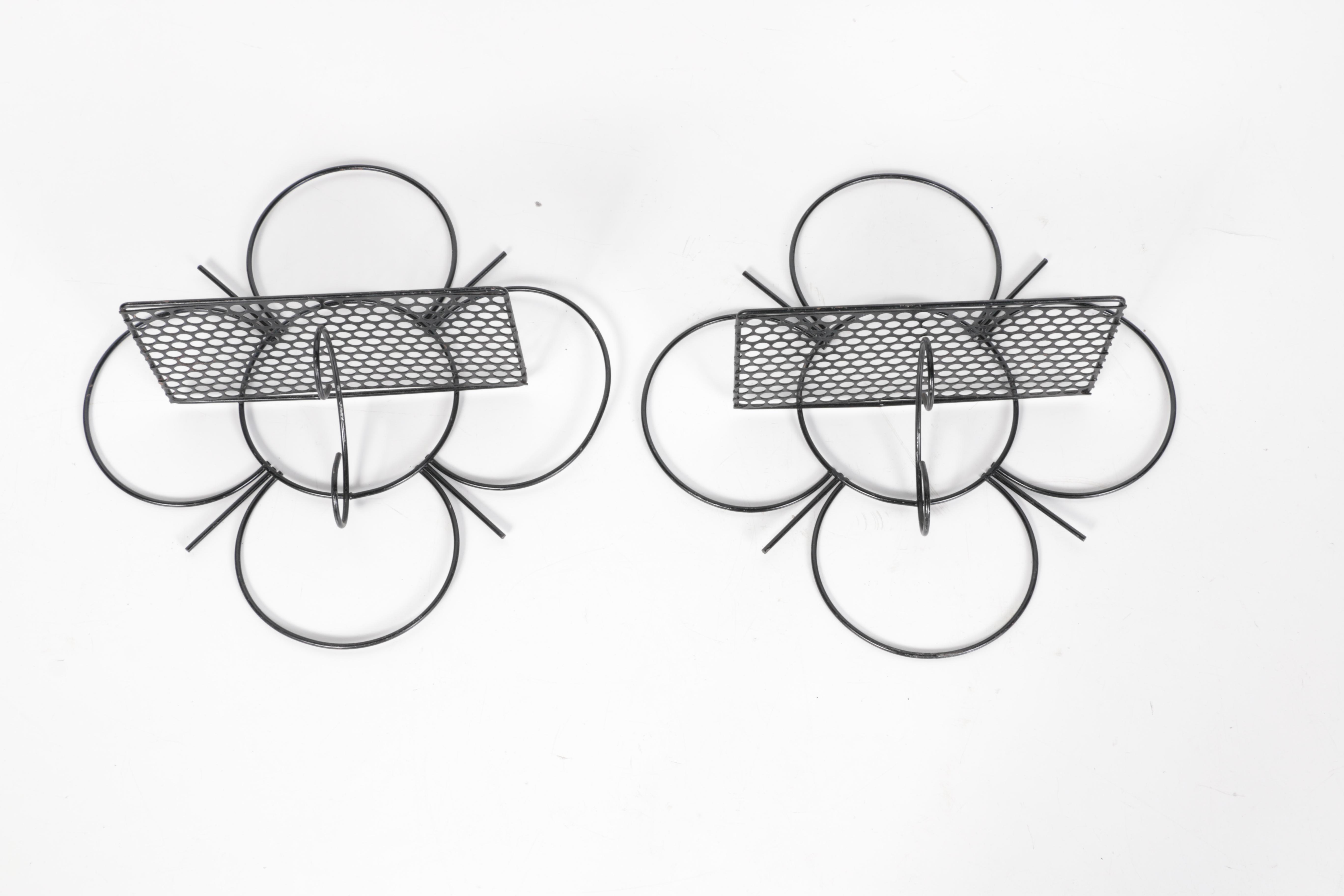 Decorative Metal Wall Hangings with Shelves