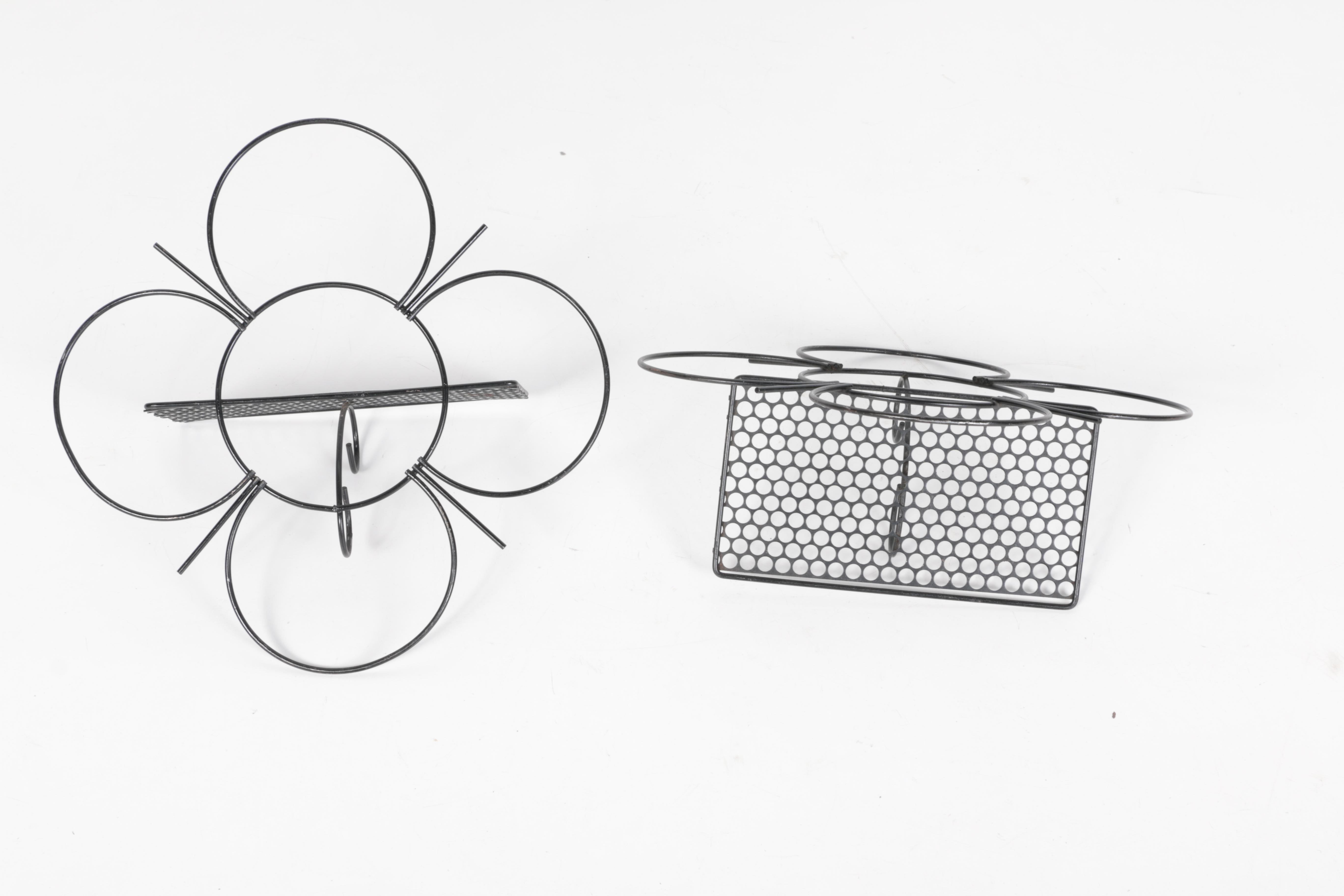 Decorative Metal Wall Hangings with Shelves