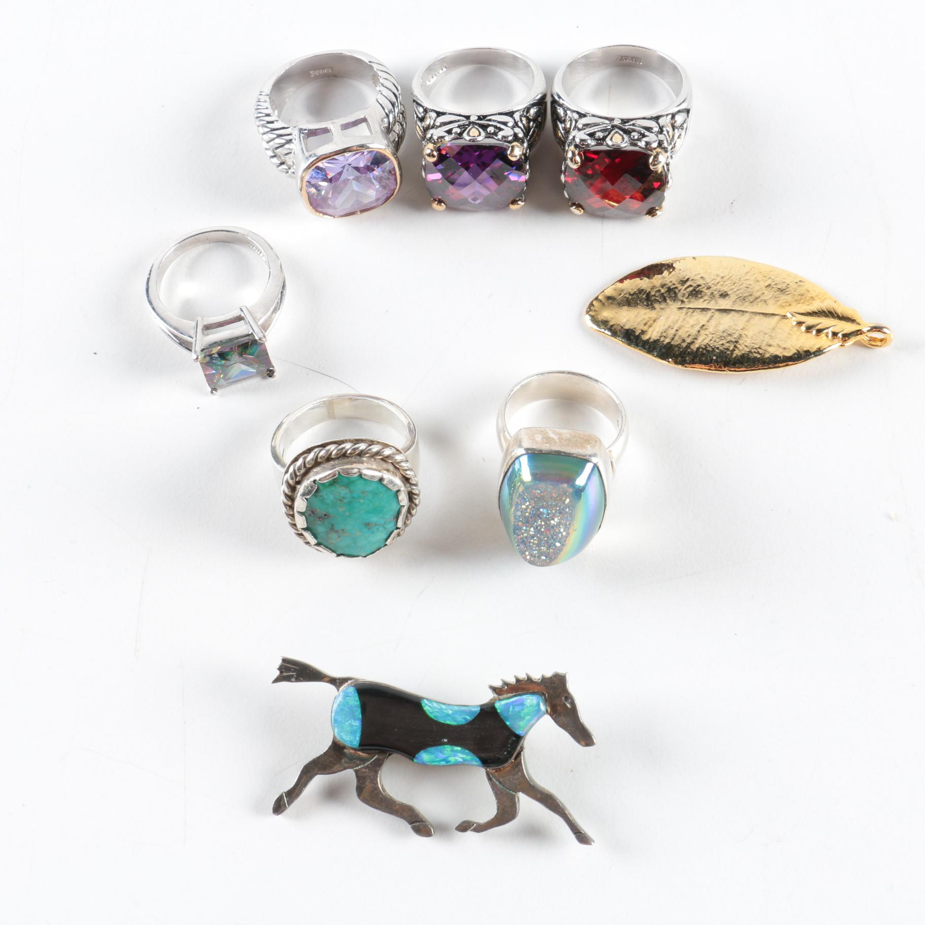 Costume and Sterling Silver Jewelry