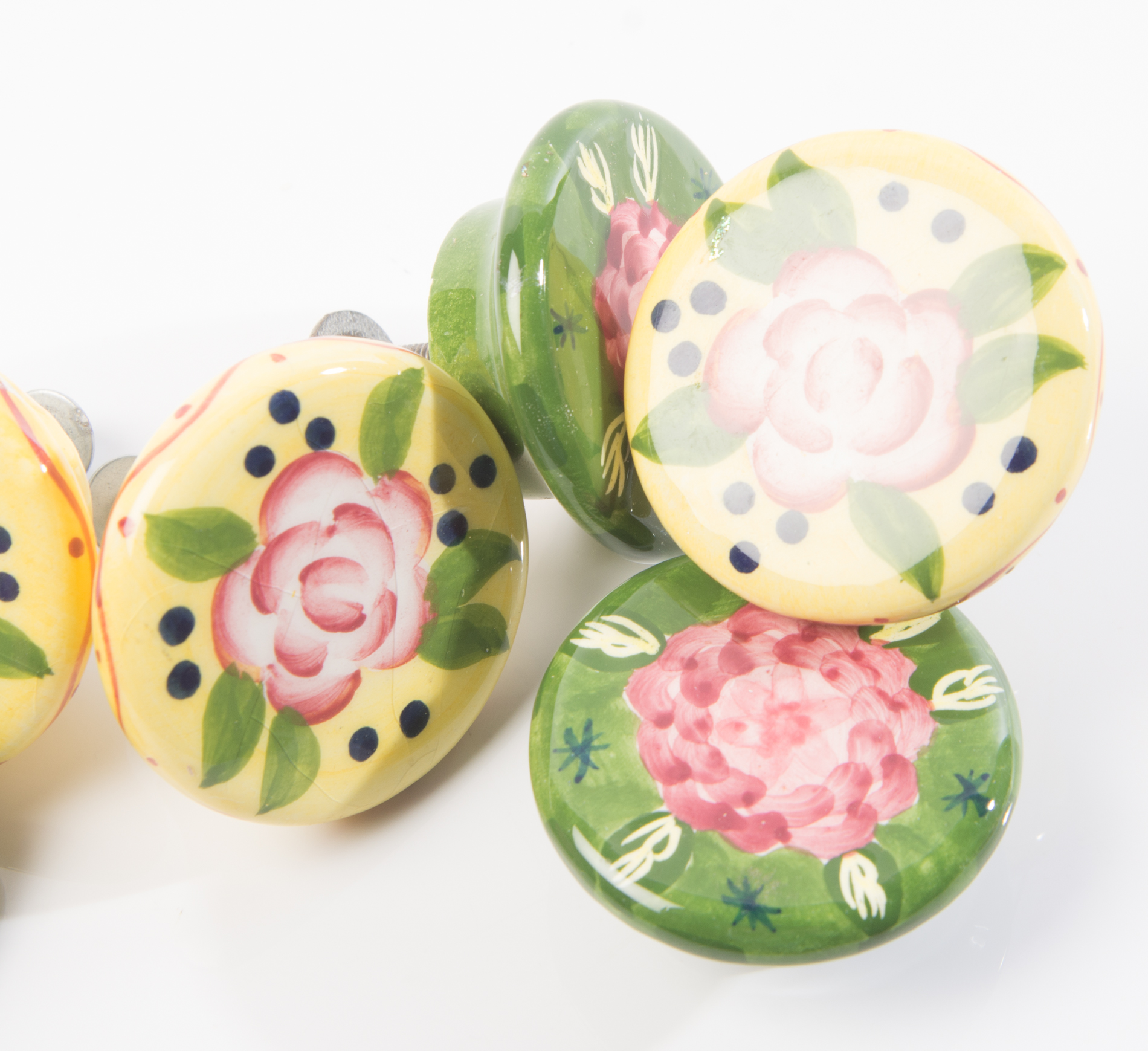 Painted Ceramic Drawer Pulls