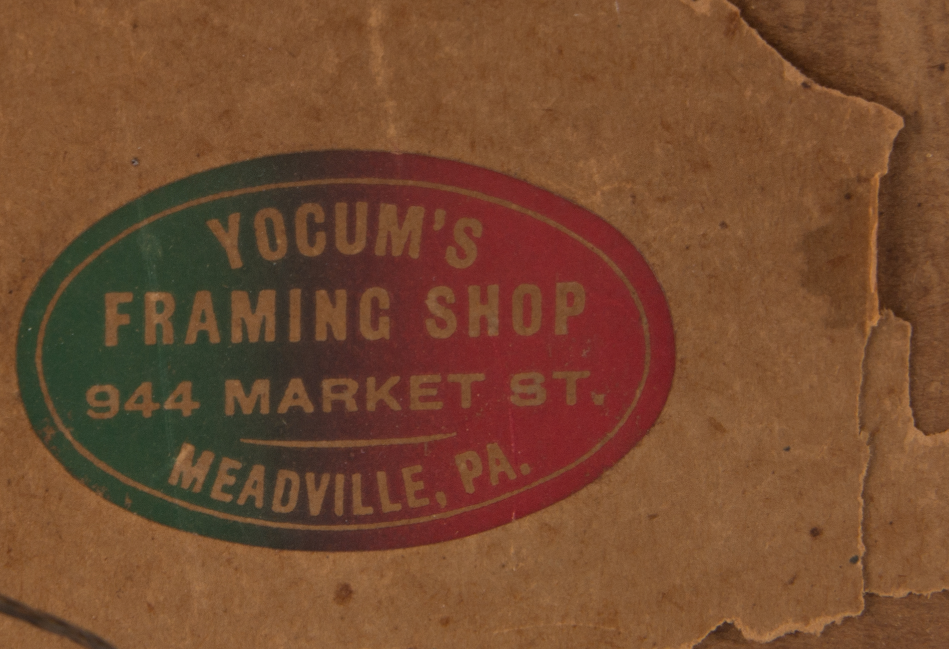 After A . Casitte Vintage Offset Lithograph on Paper "The Call of the Open Sea"