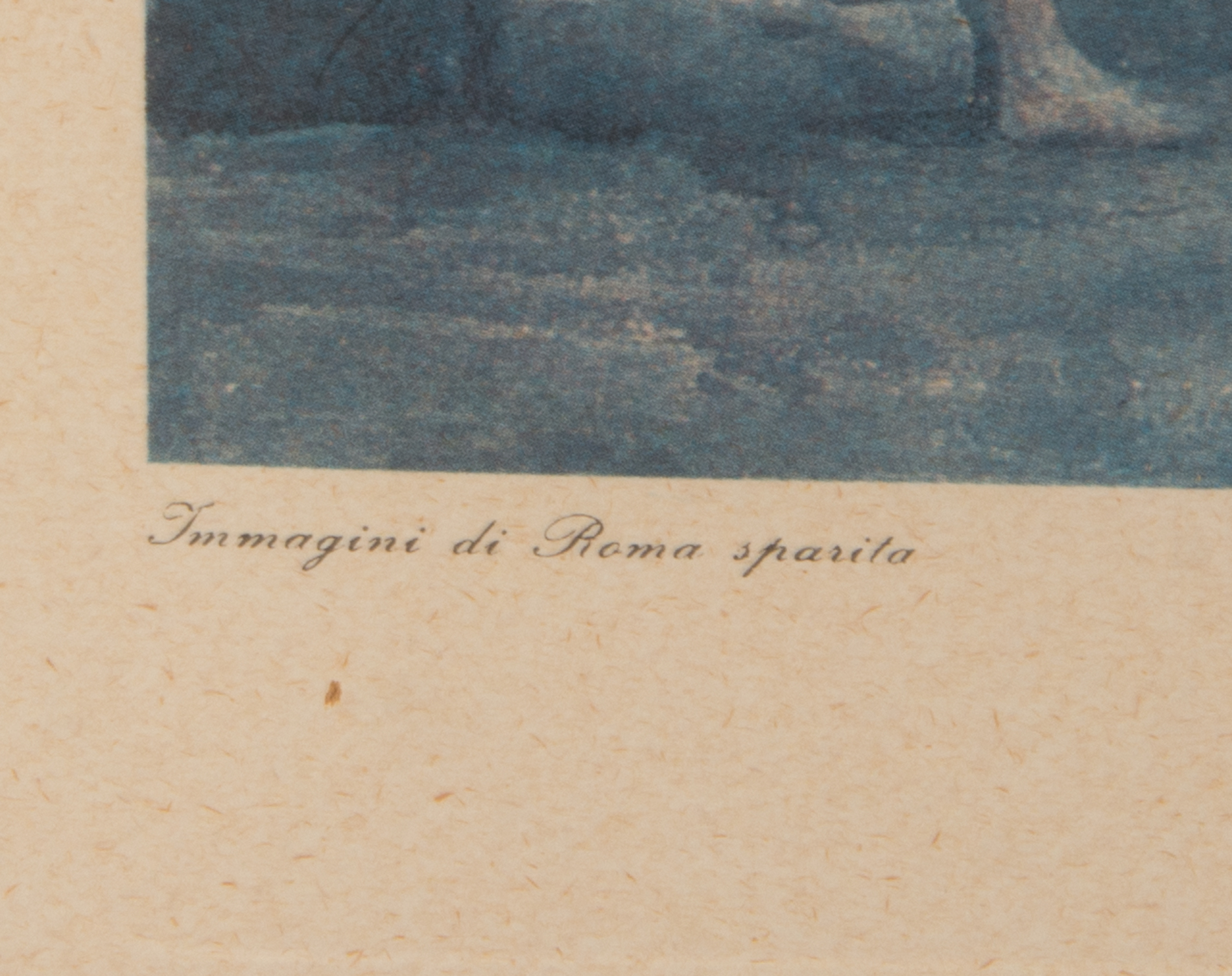 Ettore Roesler Franz Offset Lithograph "Terrazza Dei Giardini Della Farnesina"