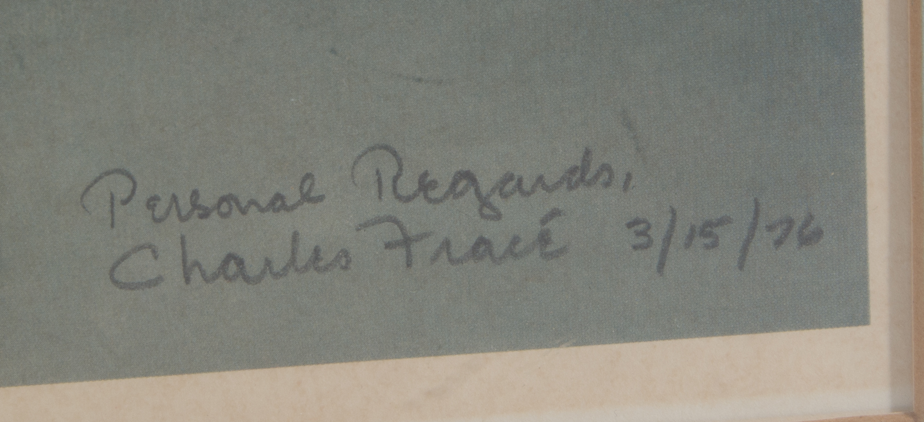 Charles Fracé Signed Offset Lithograph on Paper "Northern Goshawk"