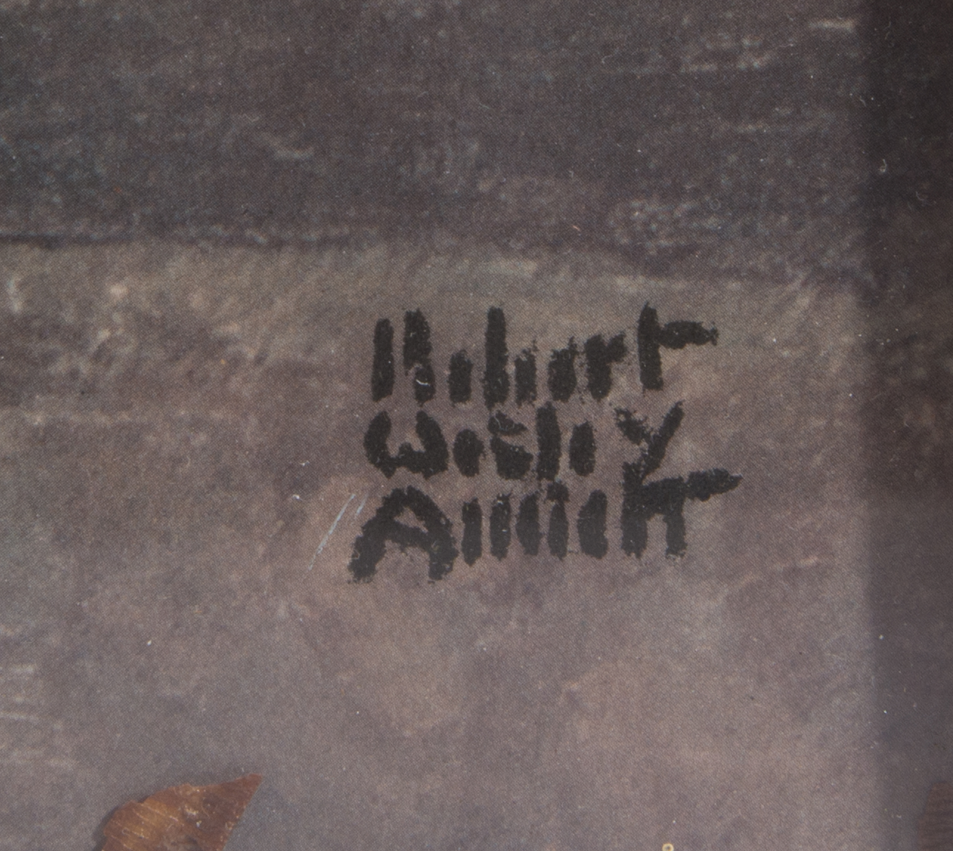 After Robert Wesley Amick Offset Lithograph on Paper "Man O War"