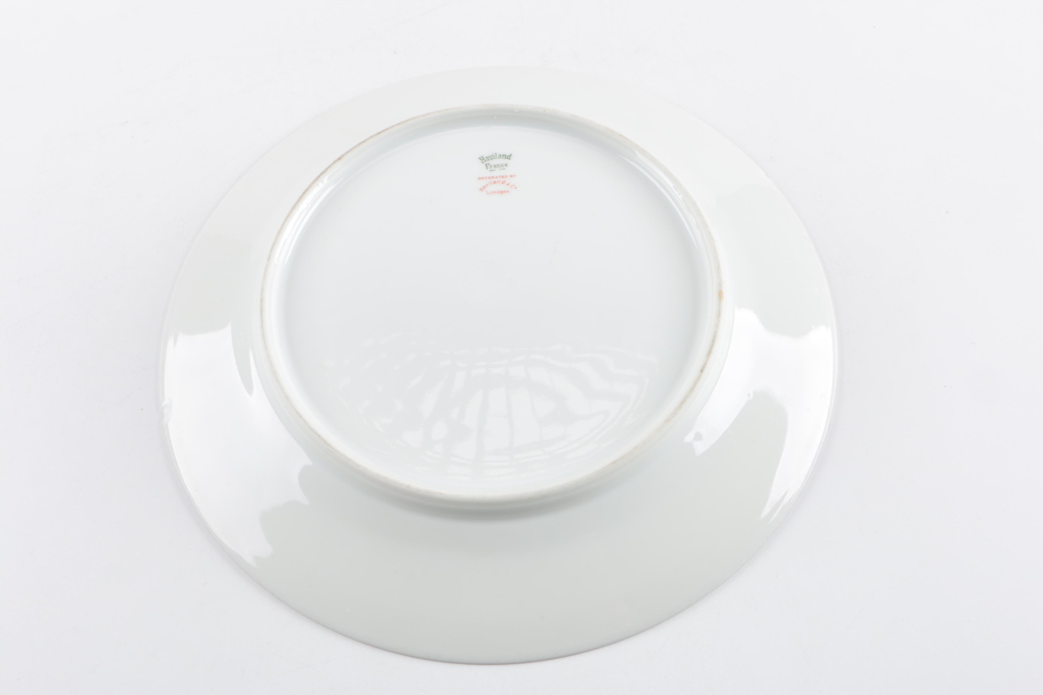 Limoges "Autumn" Porcelain Tableware Set