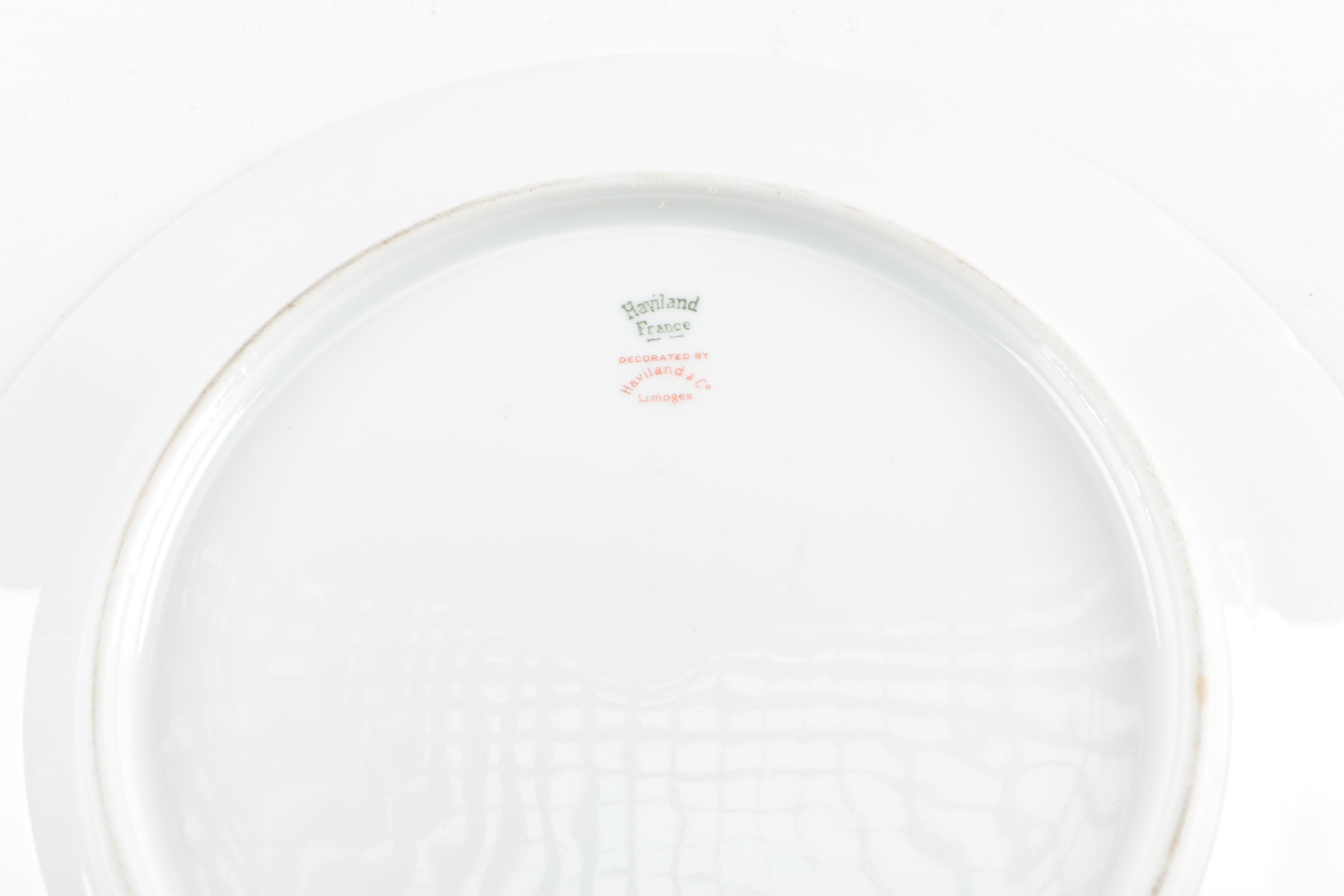 Limoges "Autumn" Porcelain Tableware Set