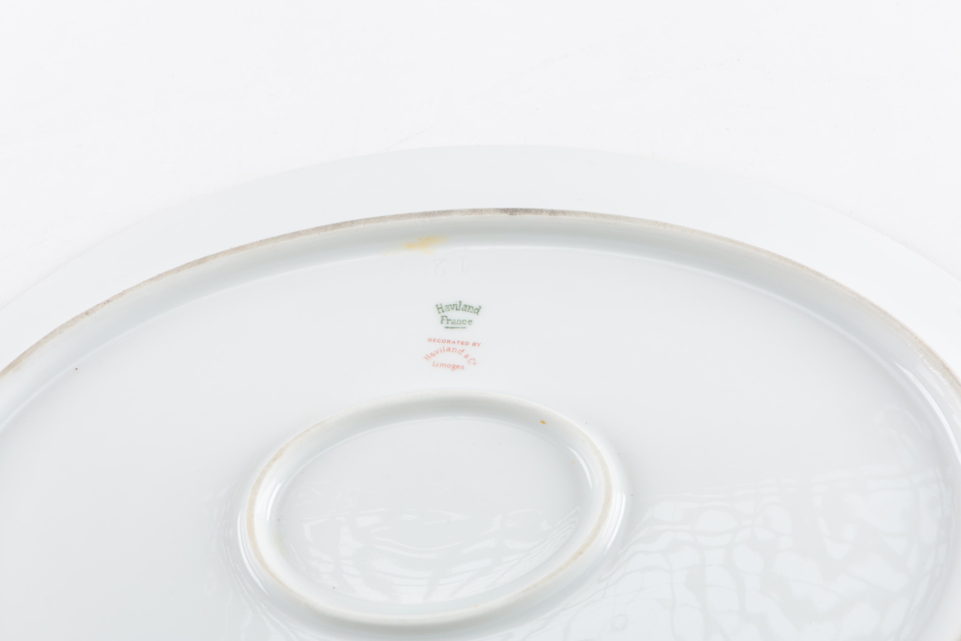 Limoges "Autumn" Porcelain Tableware Set