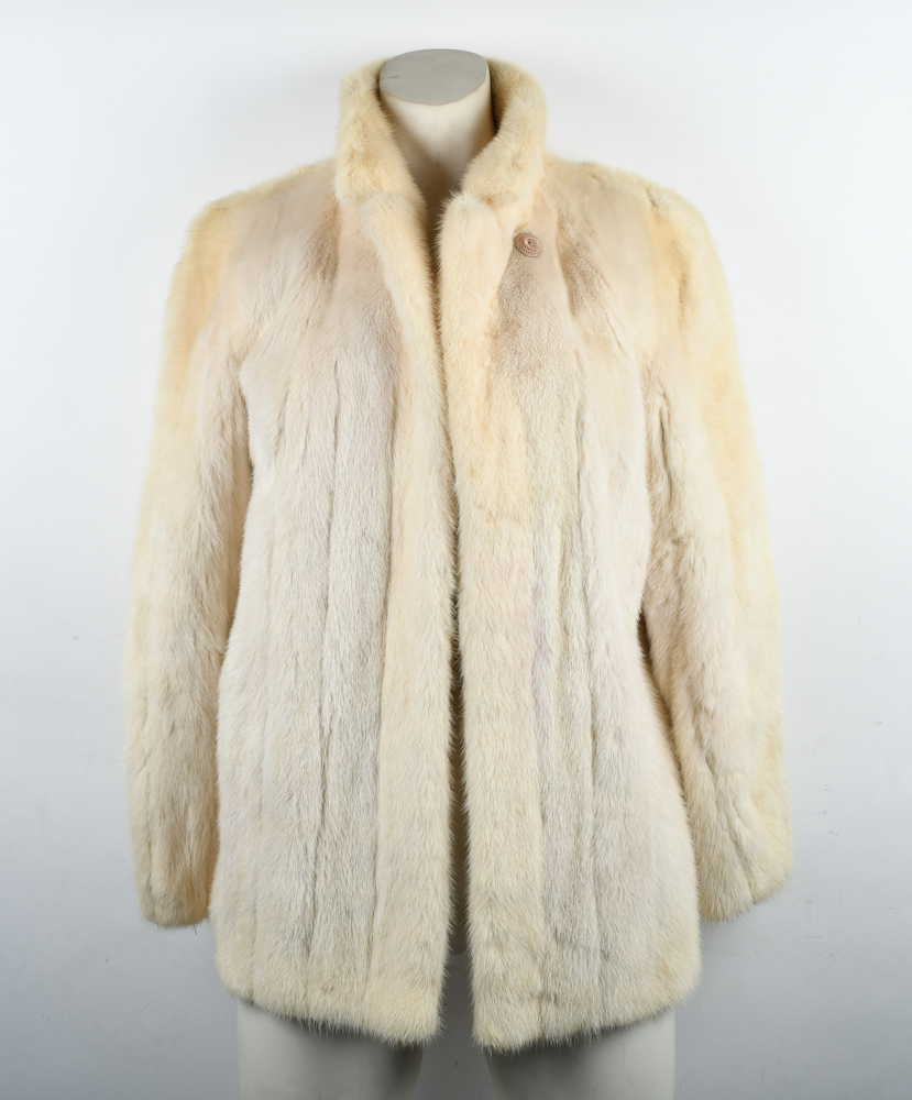Collection of Vintage Blonde Fur Jackets and a Michael Kors Jacket with Fur Trim