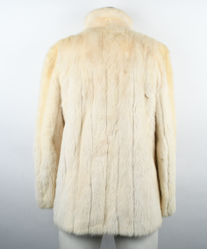 Collection of Vintage Blonde Fur Jackets and a Michael Kors Jacket with Fur Trim