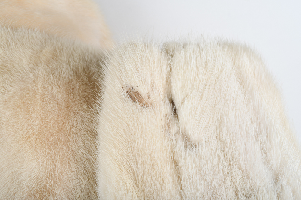 Collection of Vintage Blonde Fur Jackets and a Michael Kors Jacket with Fur Trim