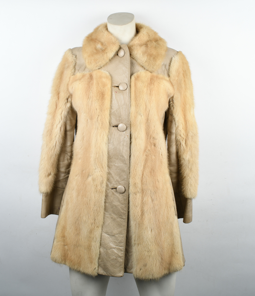 Collection of Vintage Blonde Fur Jackets and a Michael Kors Jacket with Fur Trim