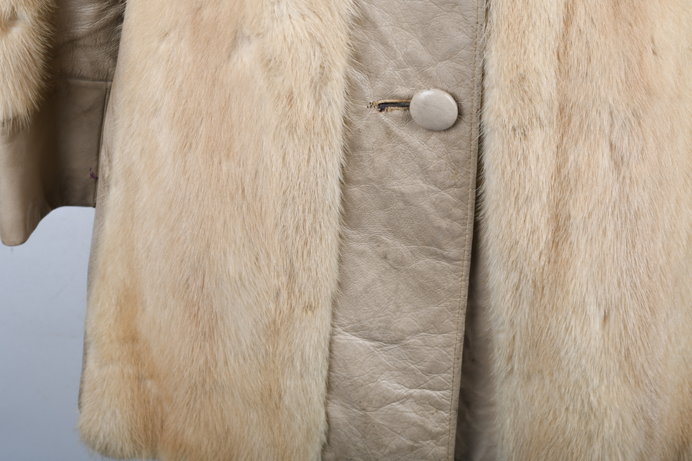 Collection of Vintage Blonde Fur Jackets and a Michael Kors Jacket with Fur Trim